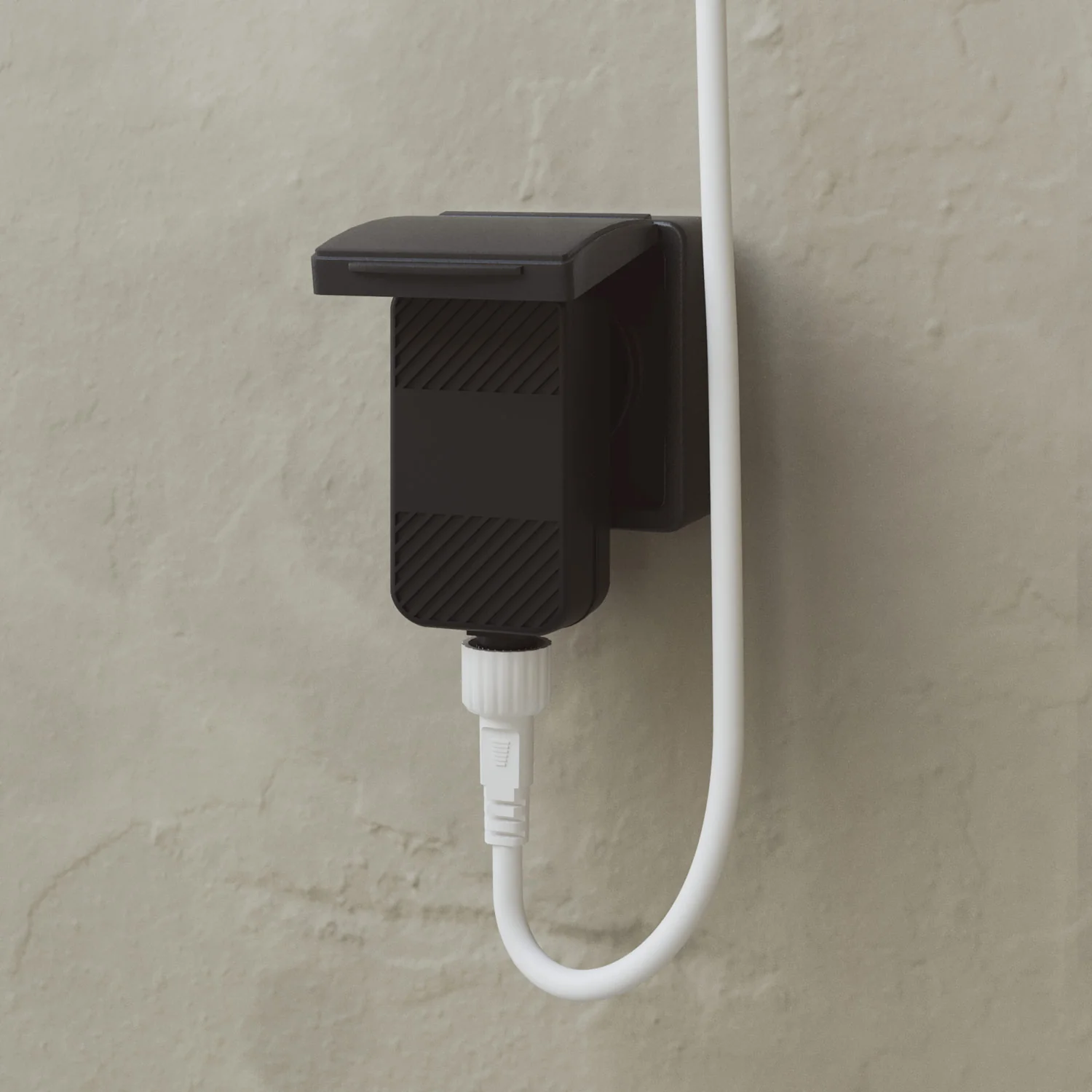 6-light outdoor string light IP67 Sand White with UK plug - Marina6 - Image 6
