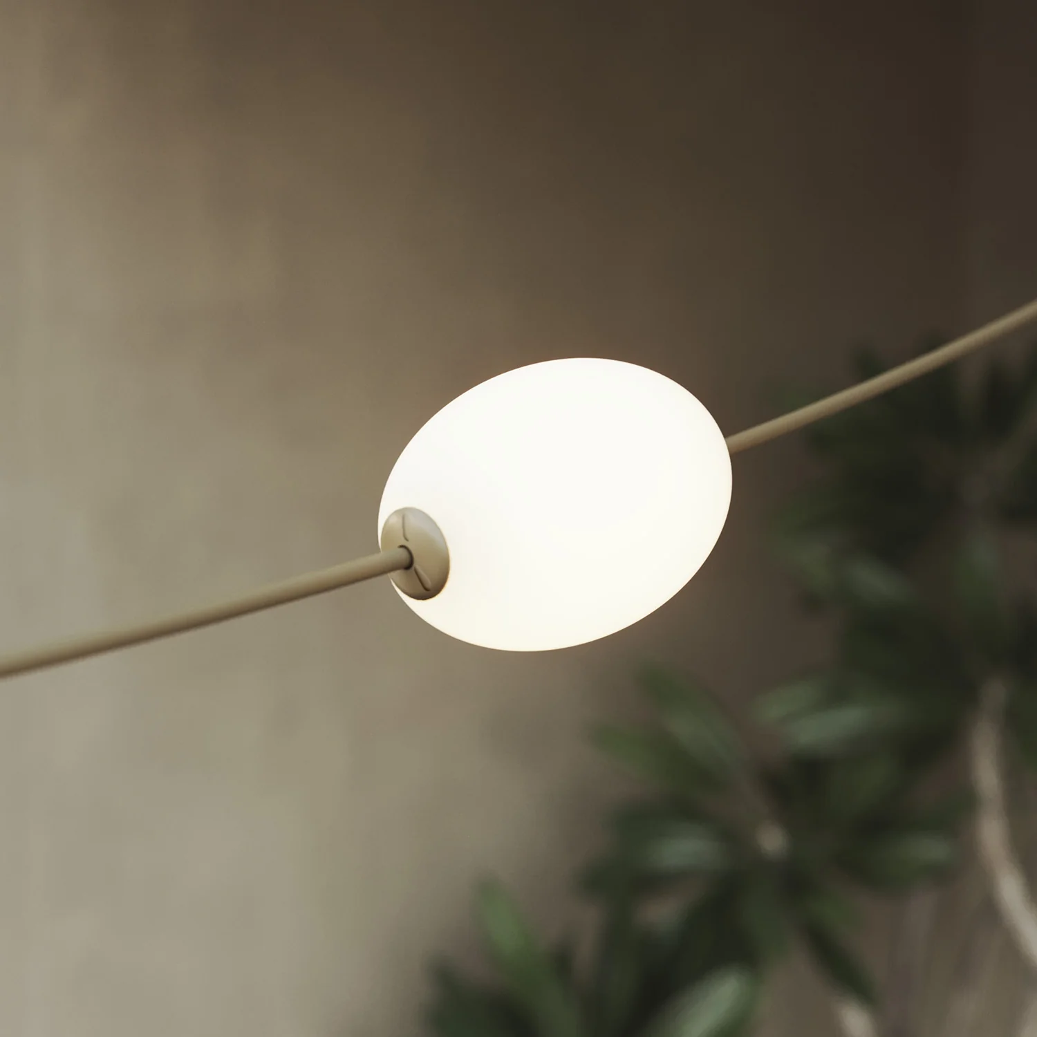 6-light outdoor string light IP67 Olive Green with UK plug - Marina6 - Image 4
