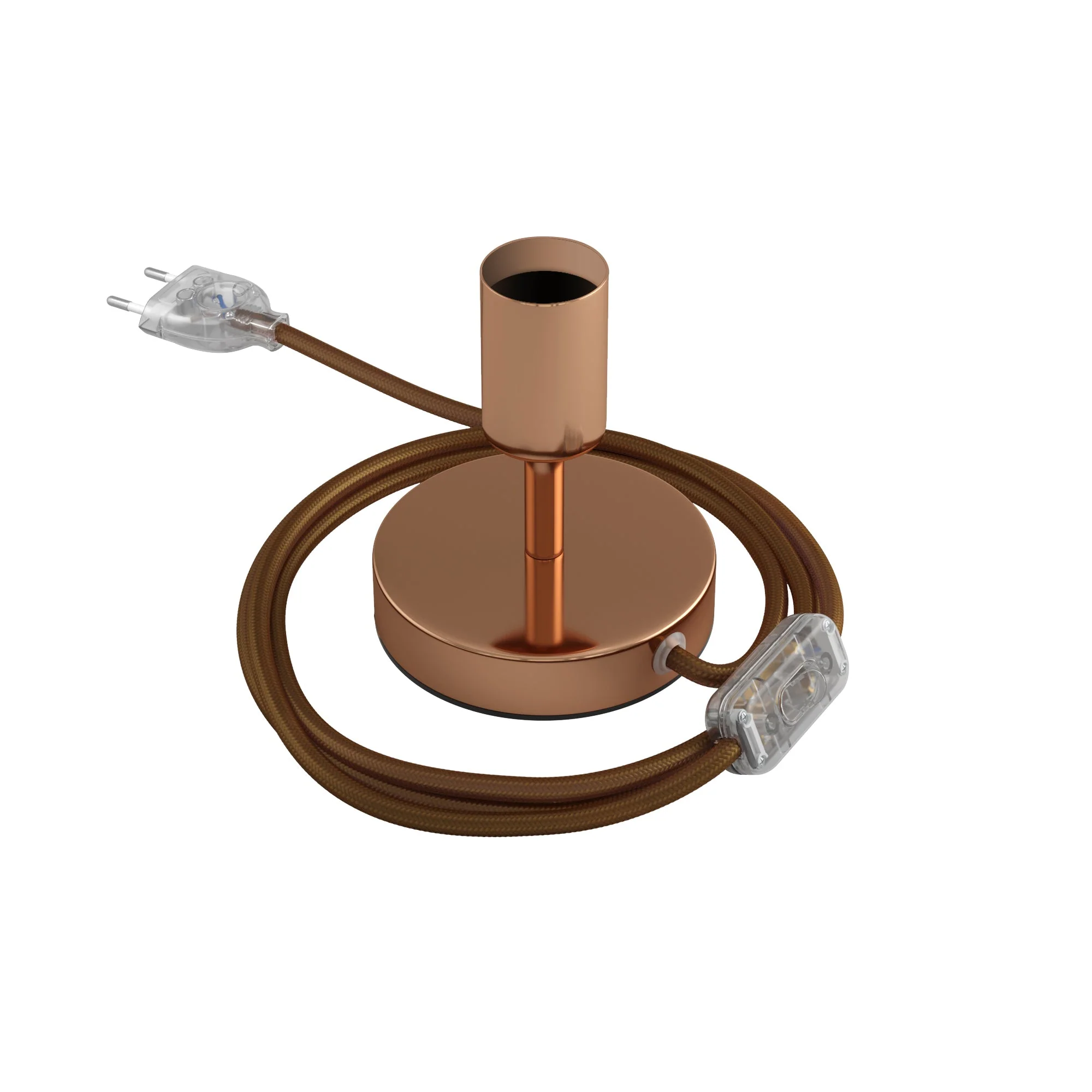 Alzaluce - Metal table lamp - Copper