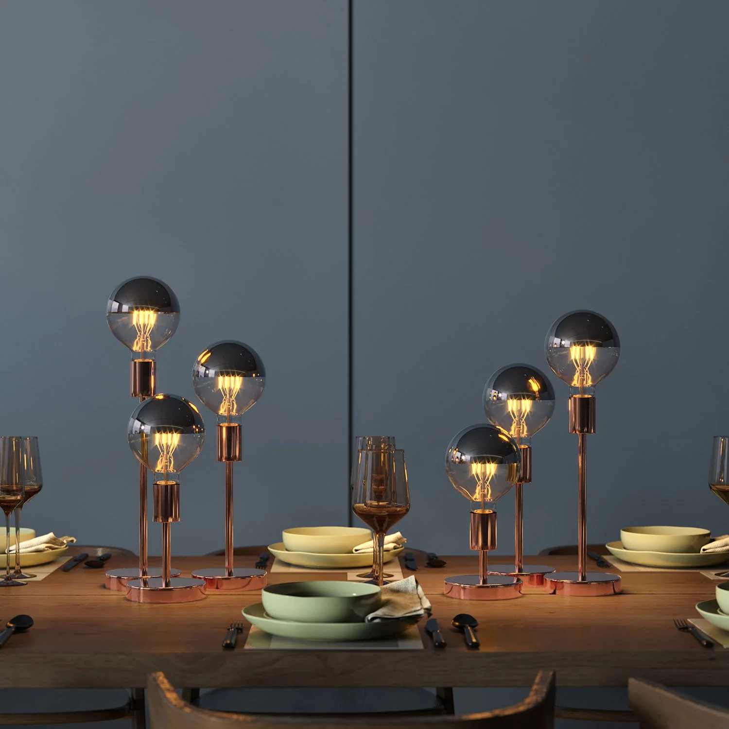 Alzaluce - Metal table lamp - Copper - Image 2