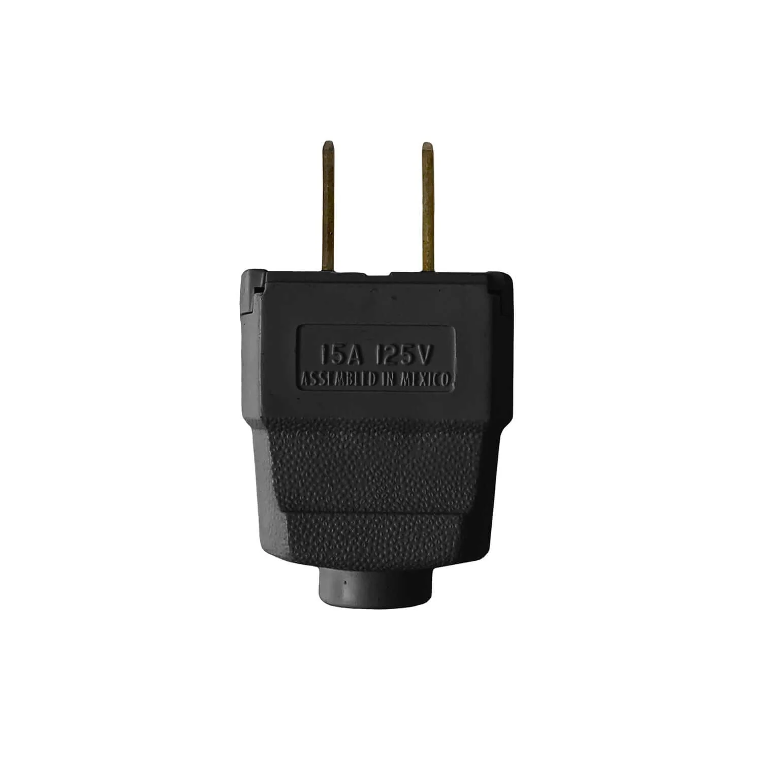 2-pole American plug - UL approved - Black