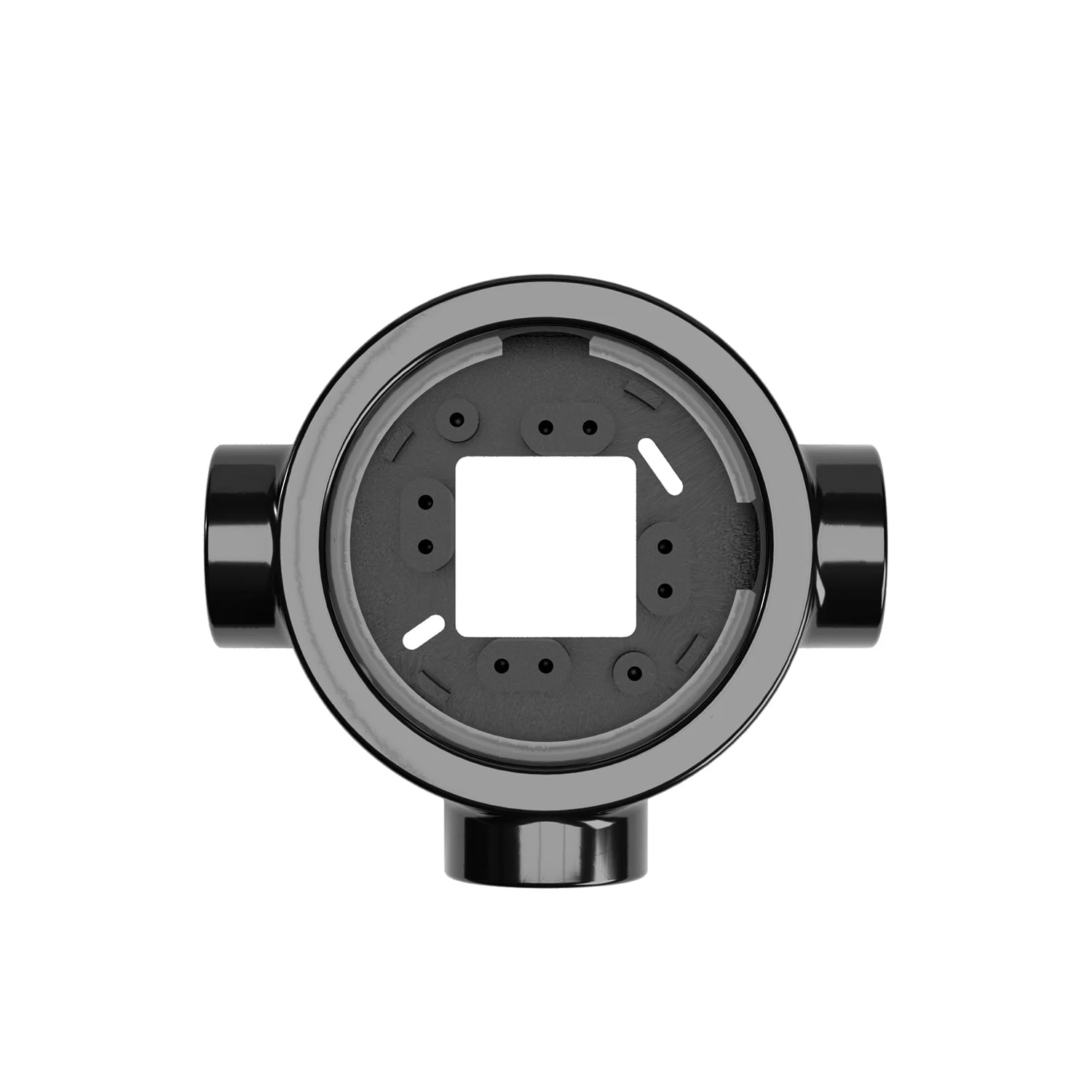 Black porcelain base for electric socket and switch/2-way switch compatible with Creative-Tubes - from 1 to 4 outputs - Image 23