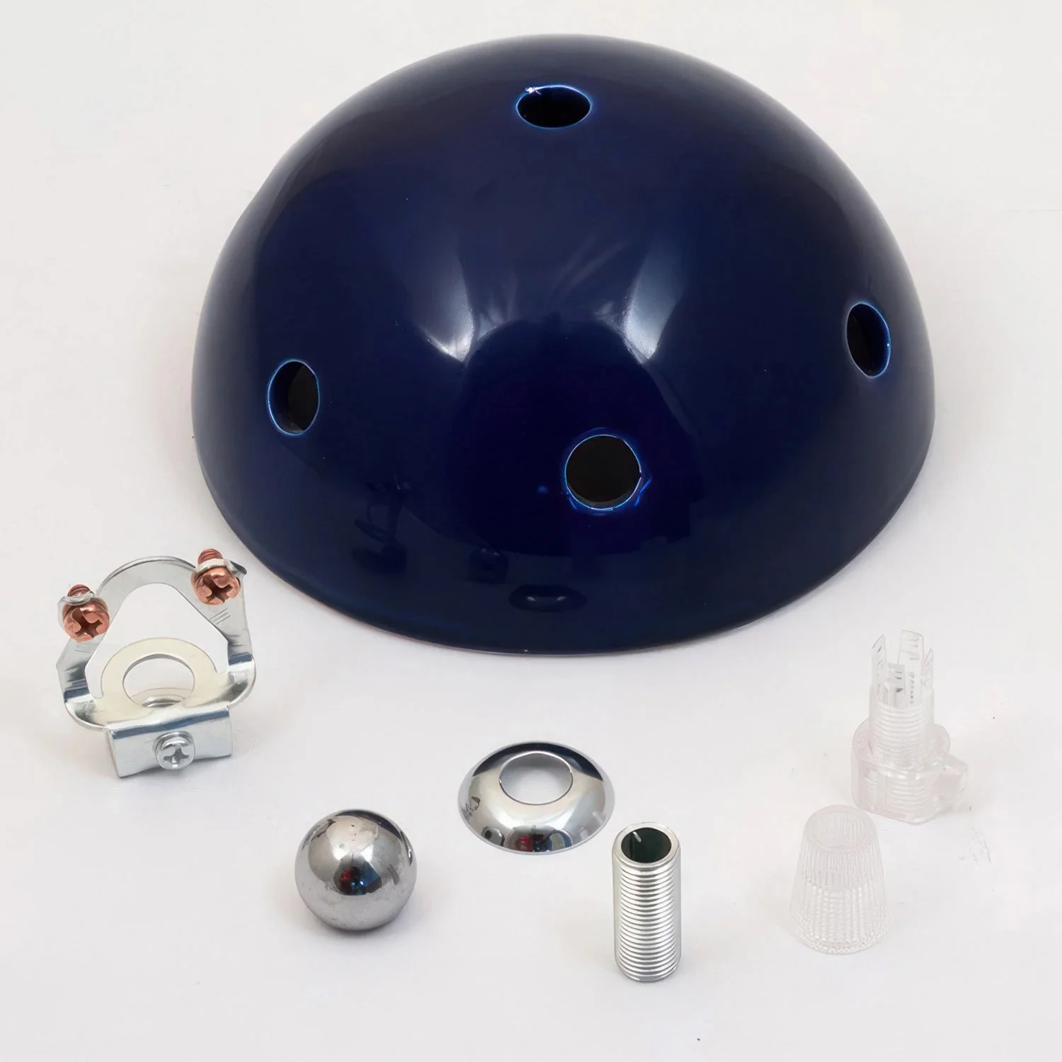 7-hole ceramic ceiling rose kit - Blue - Image 3