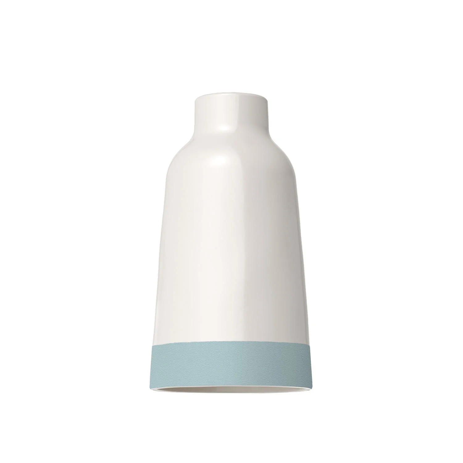 Bottiglia two-tone ceramic lampshade in White and Blue, Materia collection - Made in Italy - Image 4