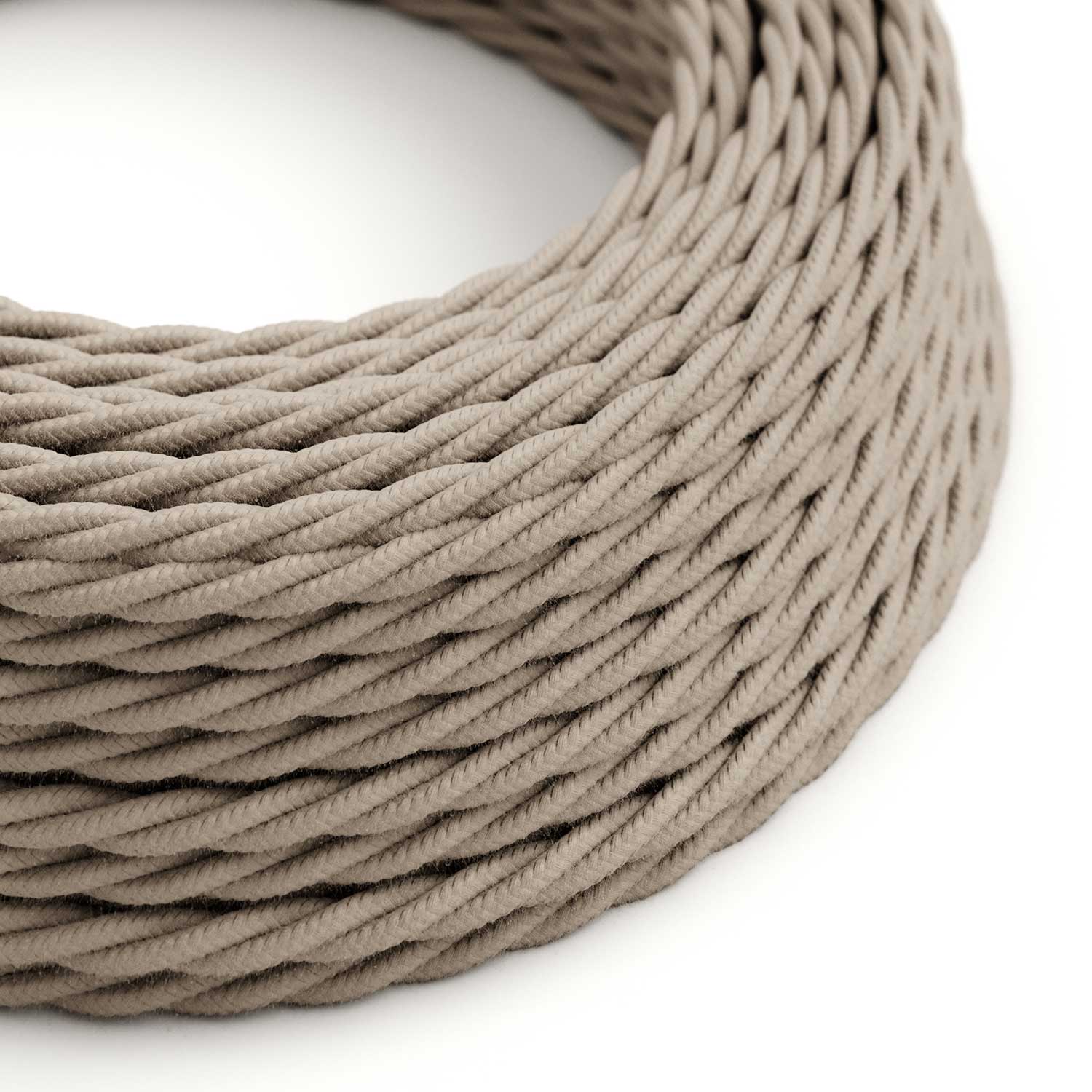Grey Dove braided cotton cable - The Original Creative Cables, the best choice for your lights - TC43