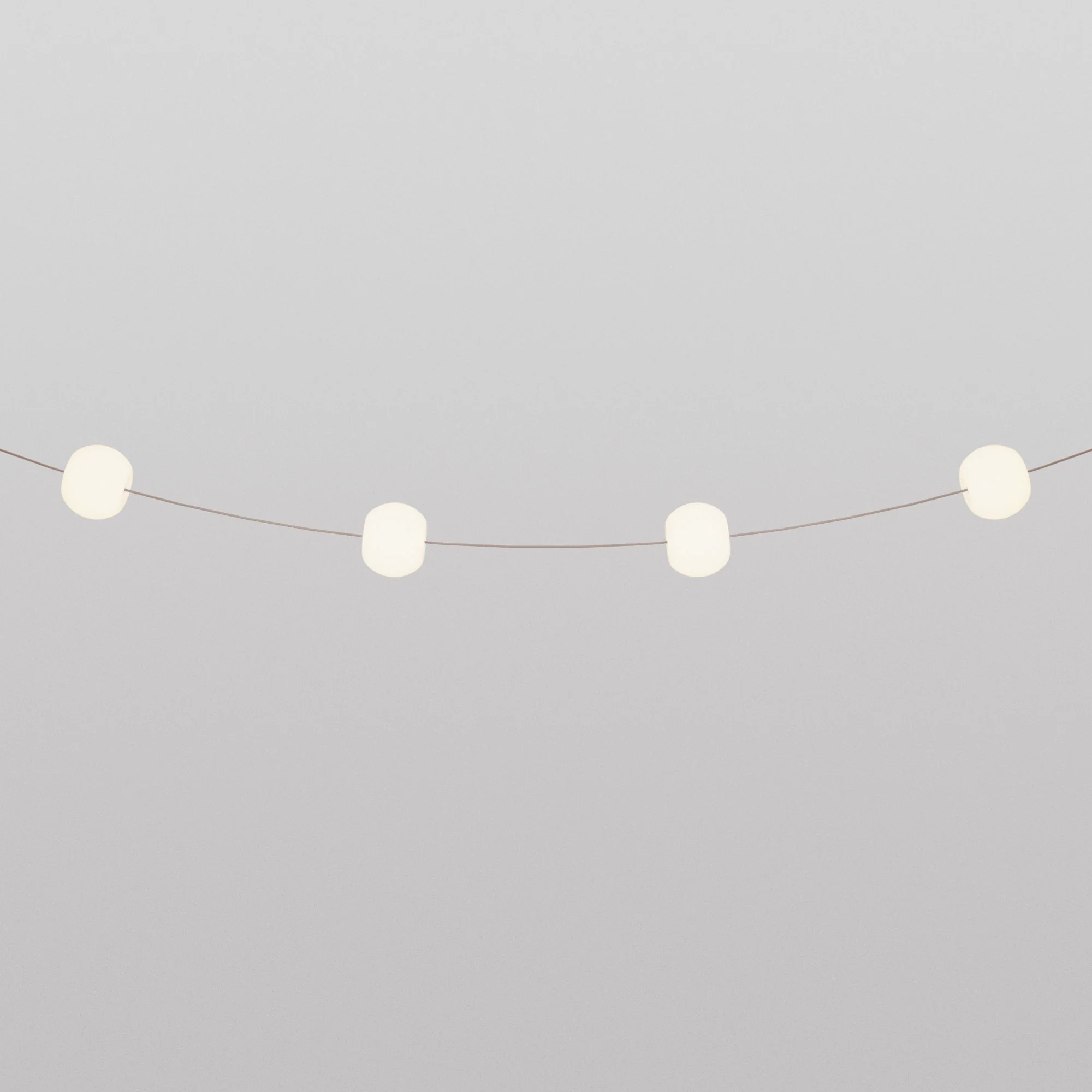 Outdoor string light with 4 bulbs IP67 Desert Brown - Marina4 Cherry