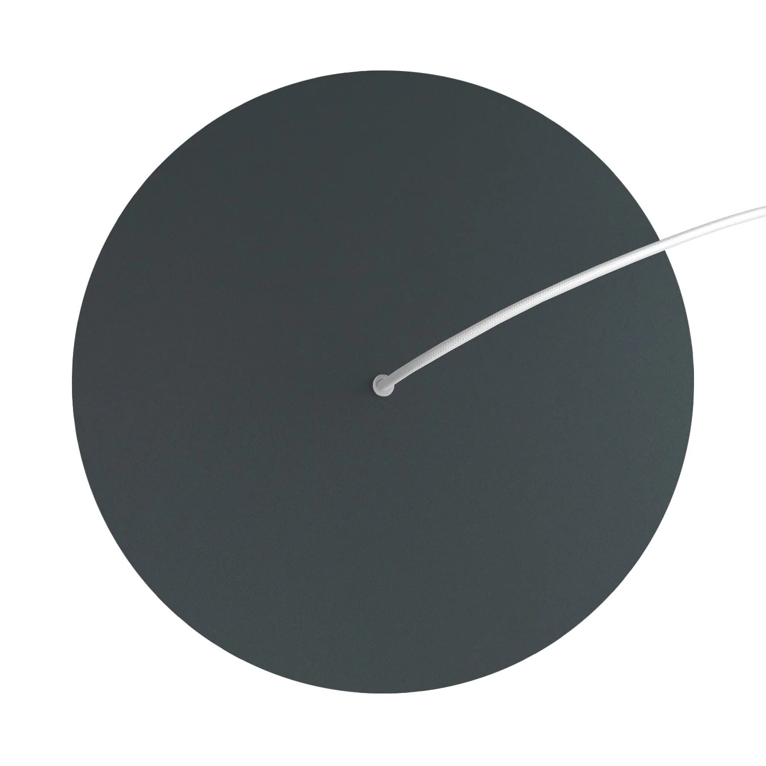XXL Rose-One round ceiling rose, diameter 400 mm with 1 hole and 4 side holes - Anthracite - Image 2
