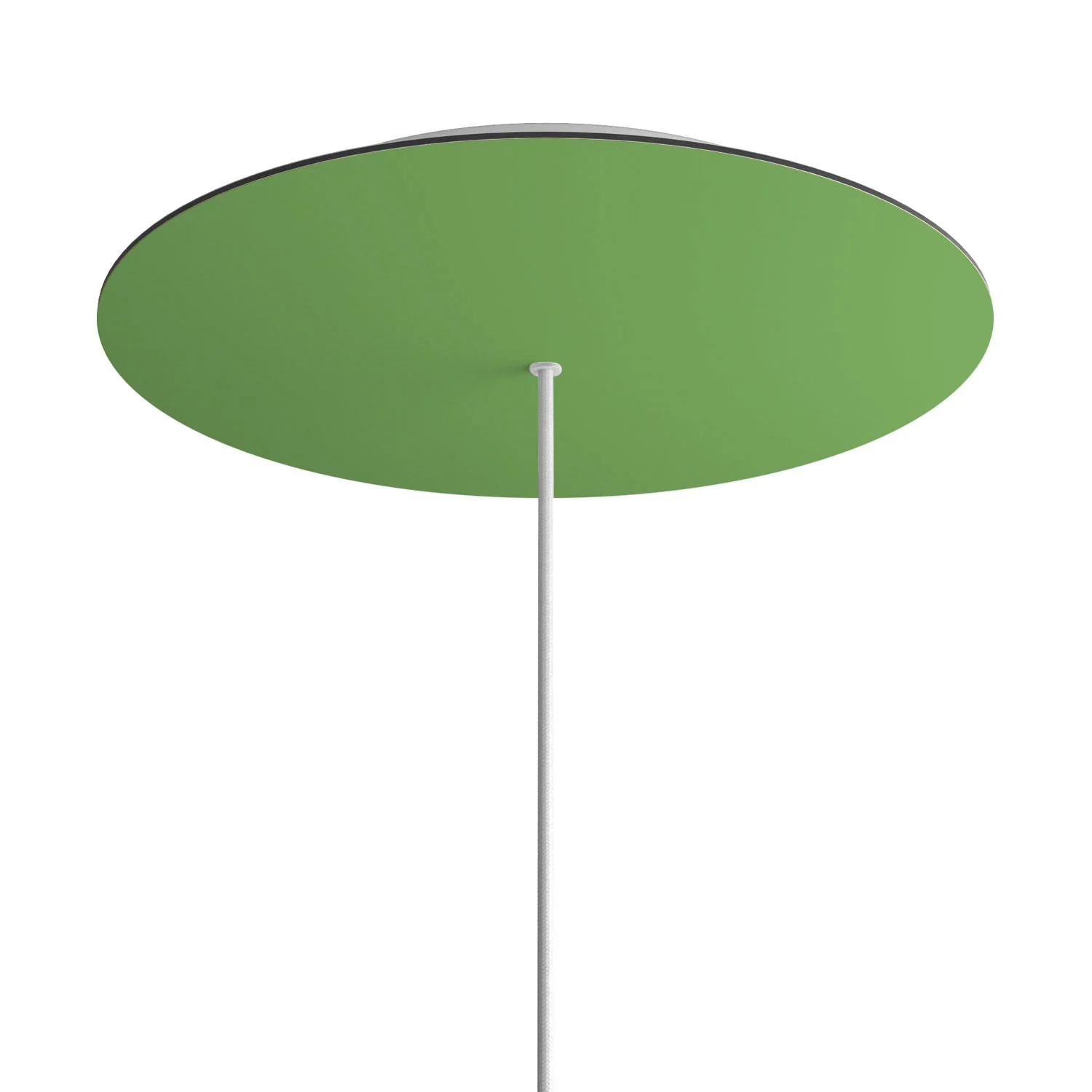 XXL Rose-One round ceiling rose, diameter 400 mm with 1 hole and 4 side holes - Meadow green
