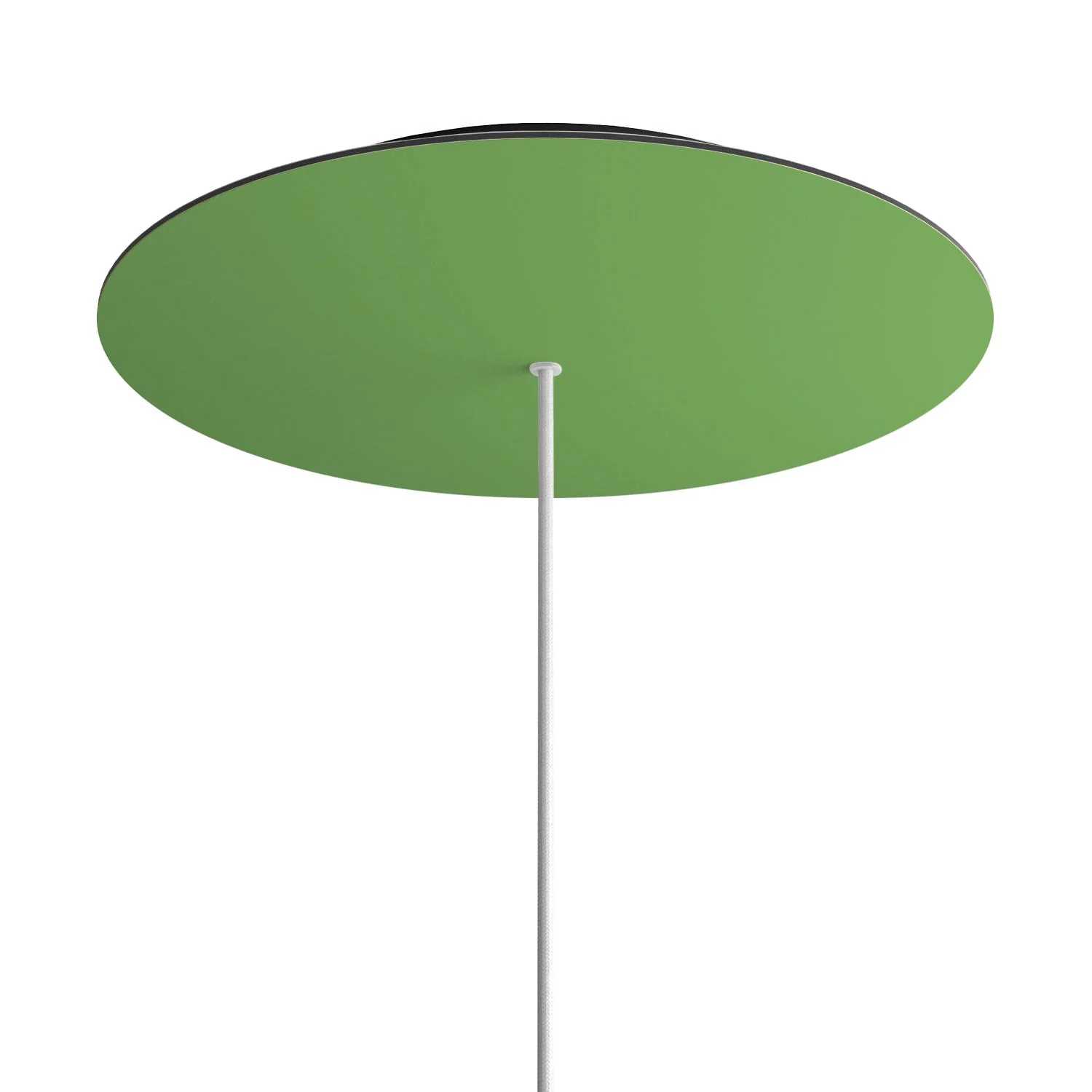 XXL Rose-One round ceiling rose, diameter 400 mm with 1 hole and 4 side holes - Meadow green - Image 8
