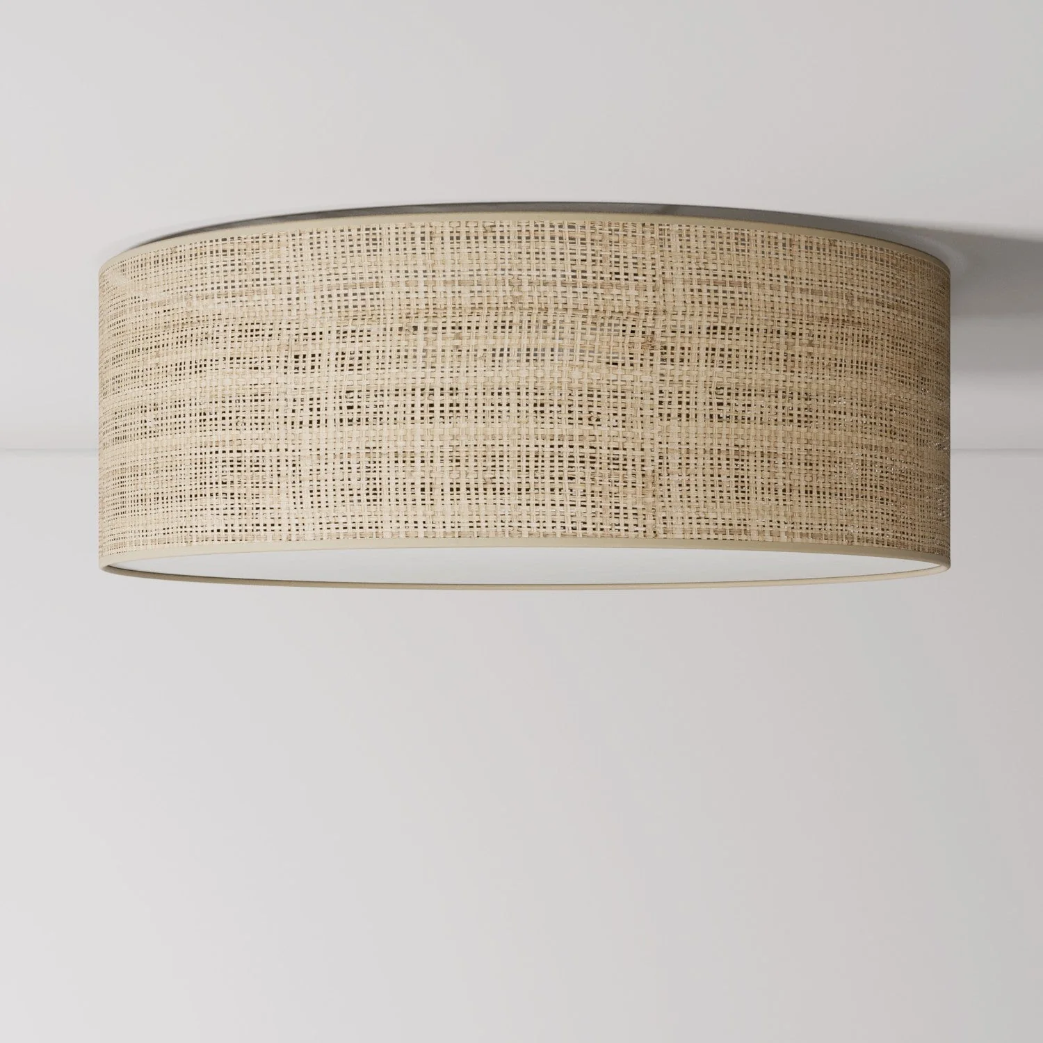Large Fabric Ceiling Light - Made in Italy - Raphia