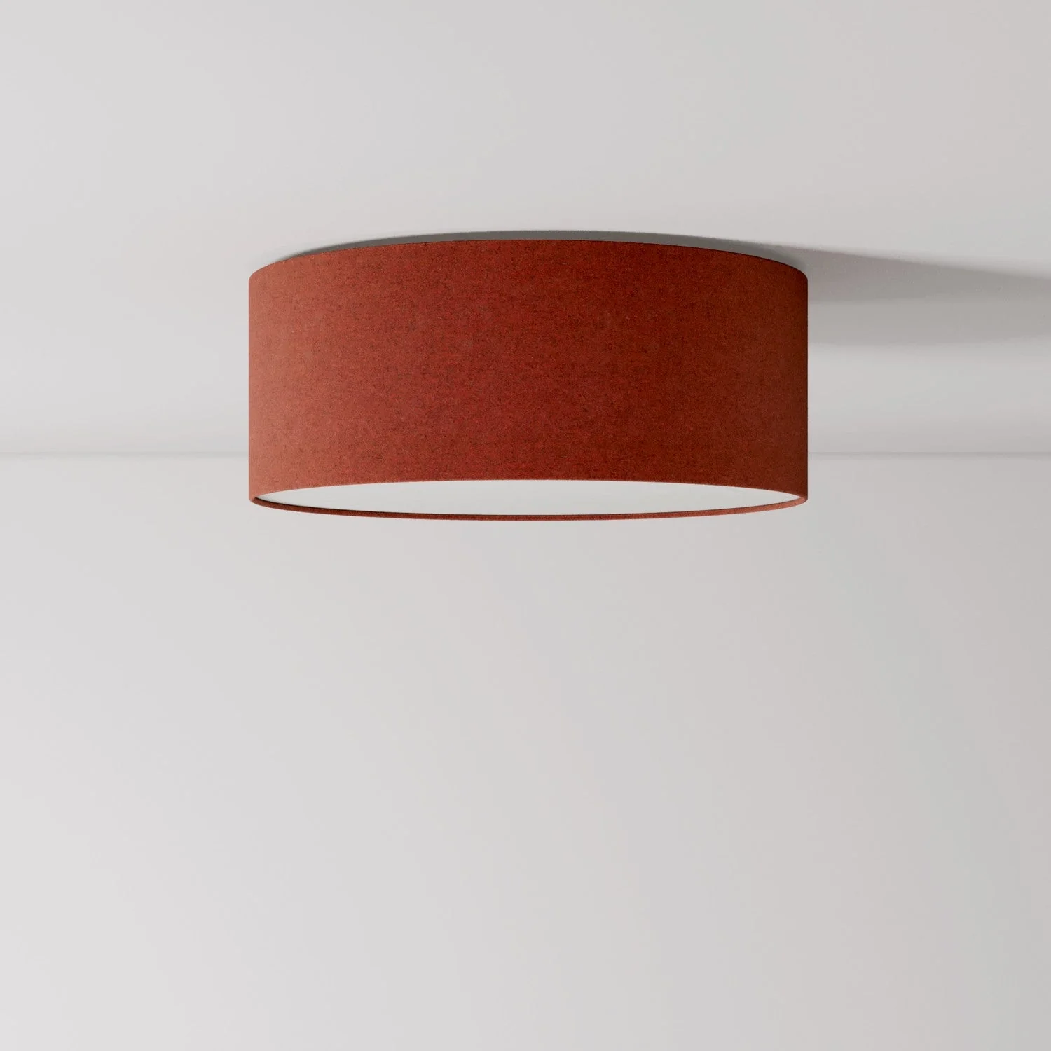 Small fabric ceiling light - Made in Italy - Lobster Wool