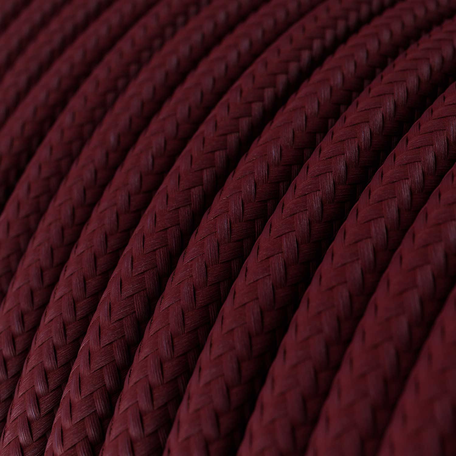 Cloth Covered Wire - Burgundy Rayon RM19 - UL Listed - Image 2