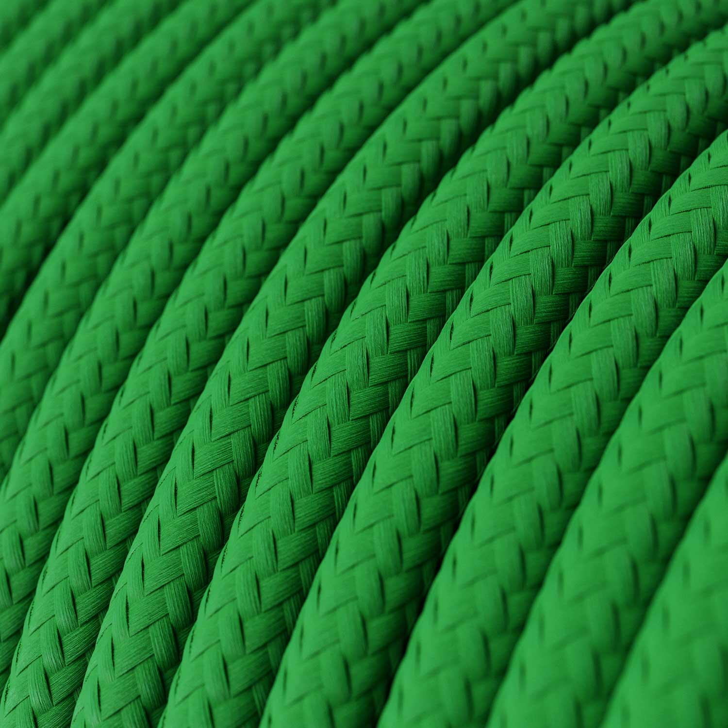 Cloth Covered Wire - Green Rayon RM06 - UL Listed - Image 2