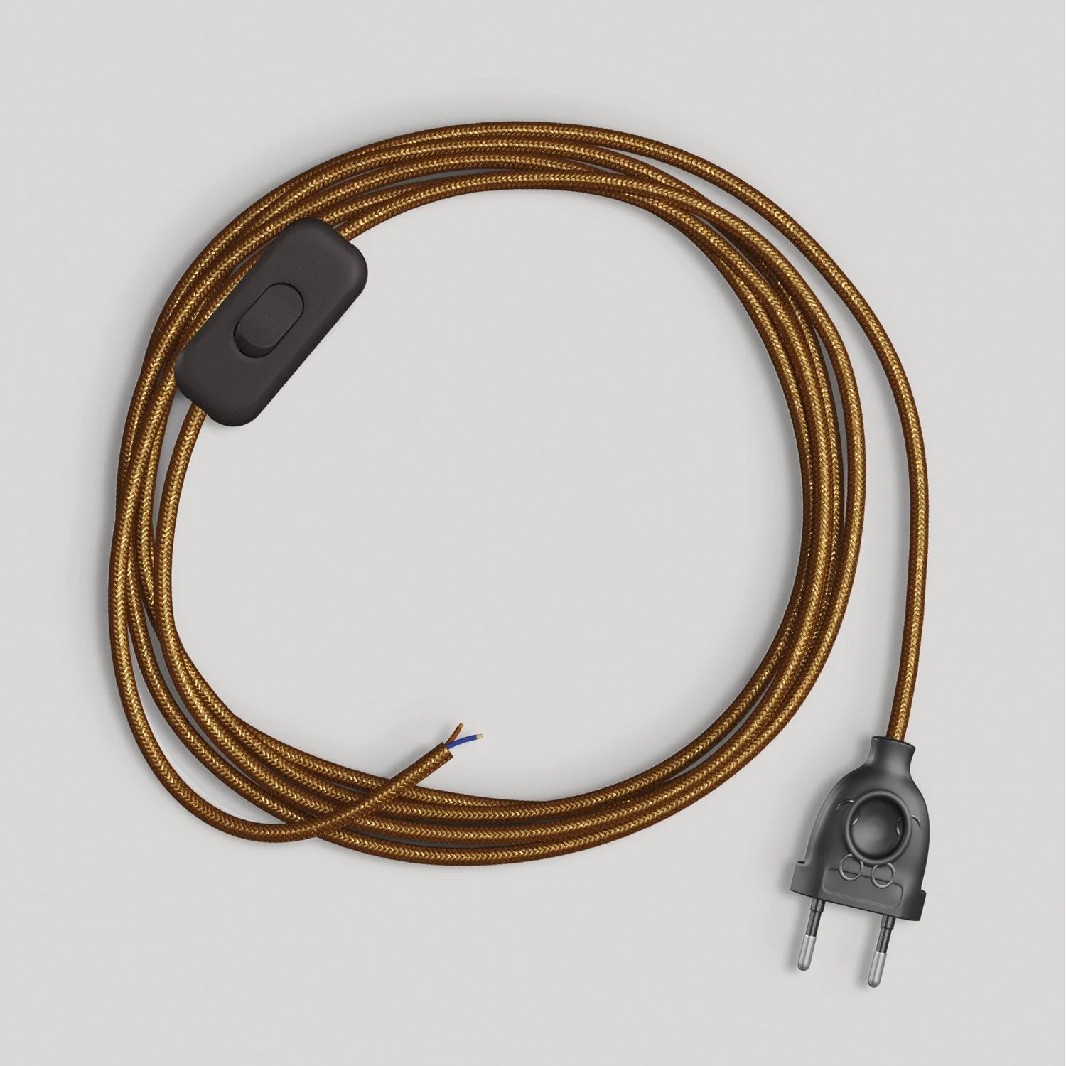 Wiring for lamp with shiny, glittered copper cable 1.80 m - Image 4