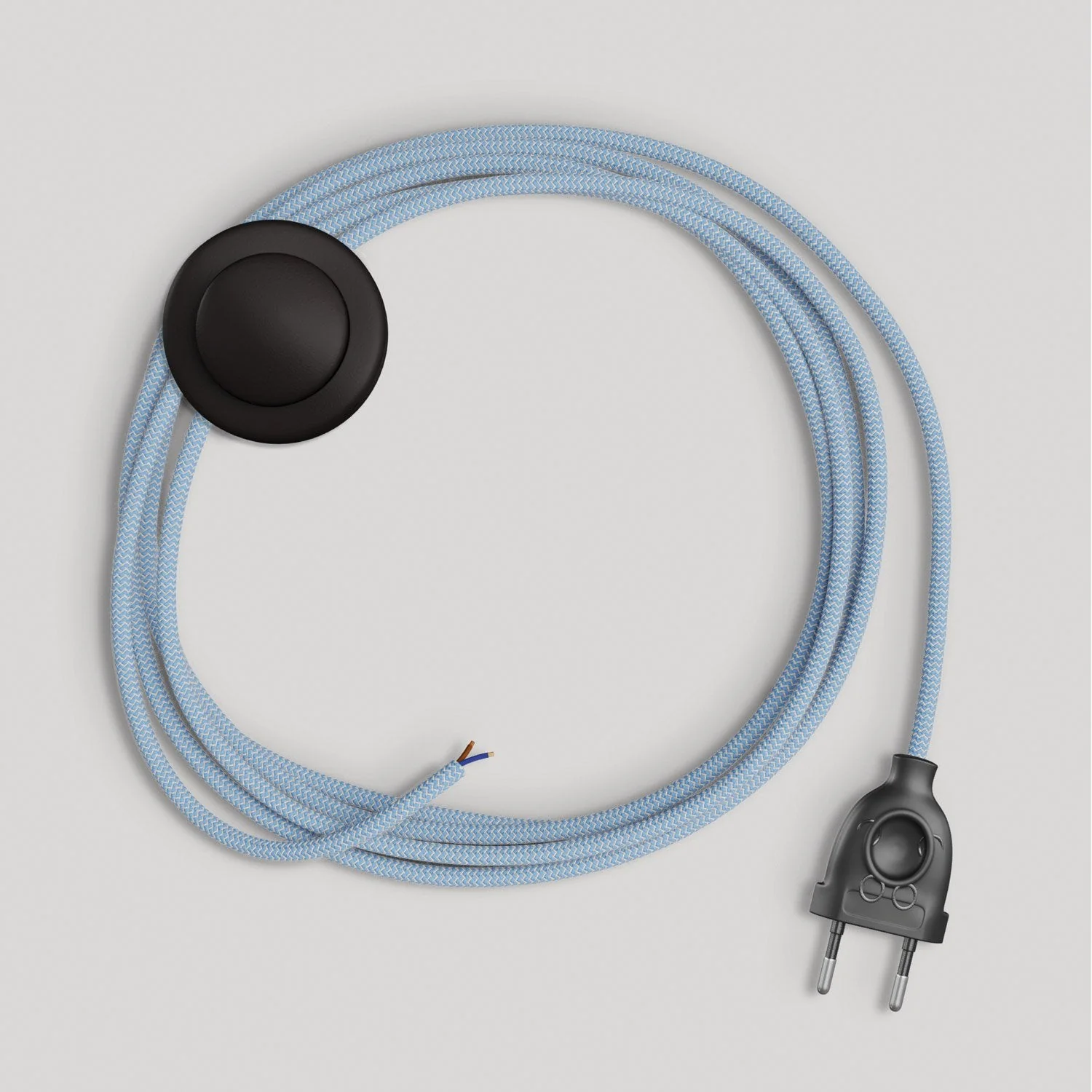 Wiring for lamp with blue Steward cotton cable 3 m - Image 4