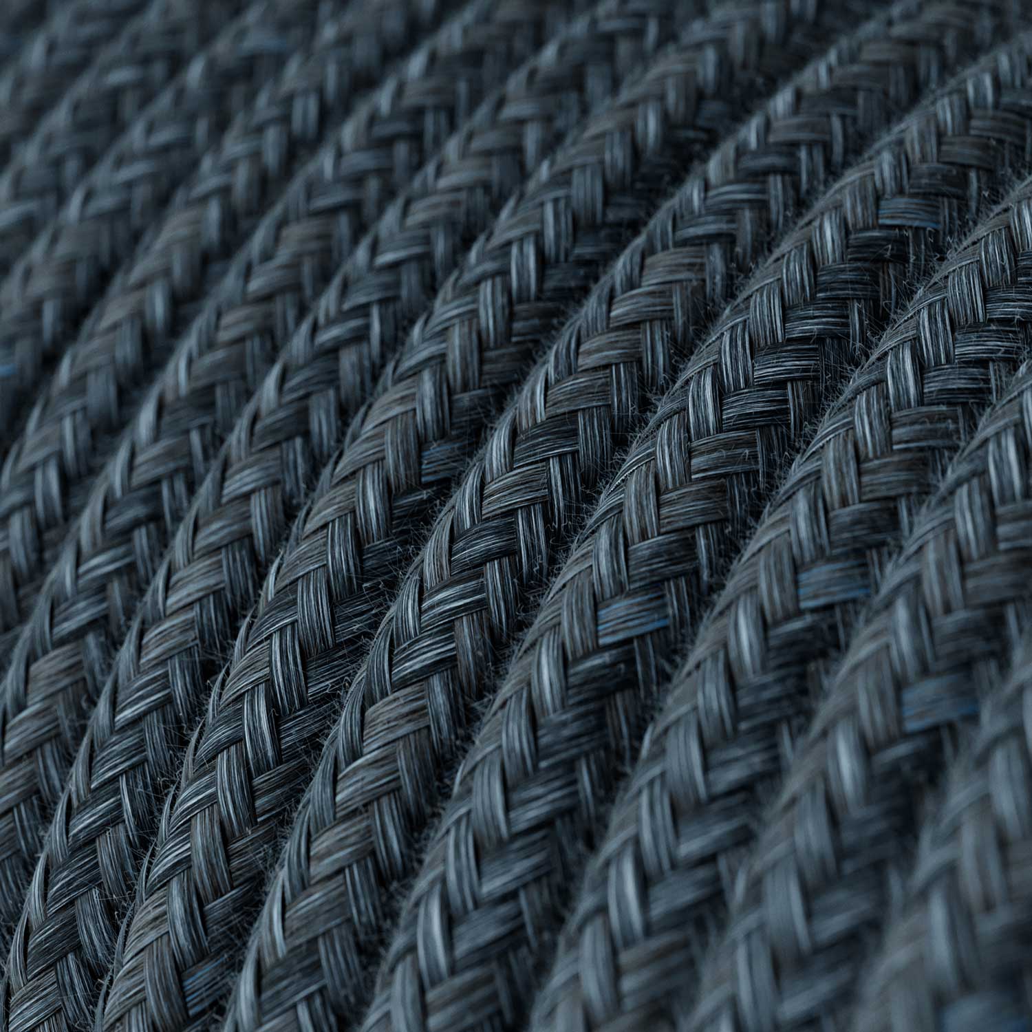 Cotton electric cord in Mirage Blue - The Original Creative Cables, ideal for artistic lamps - RX10 - Image 2