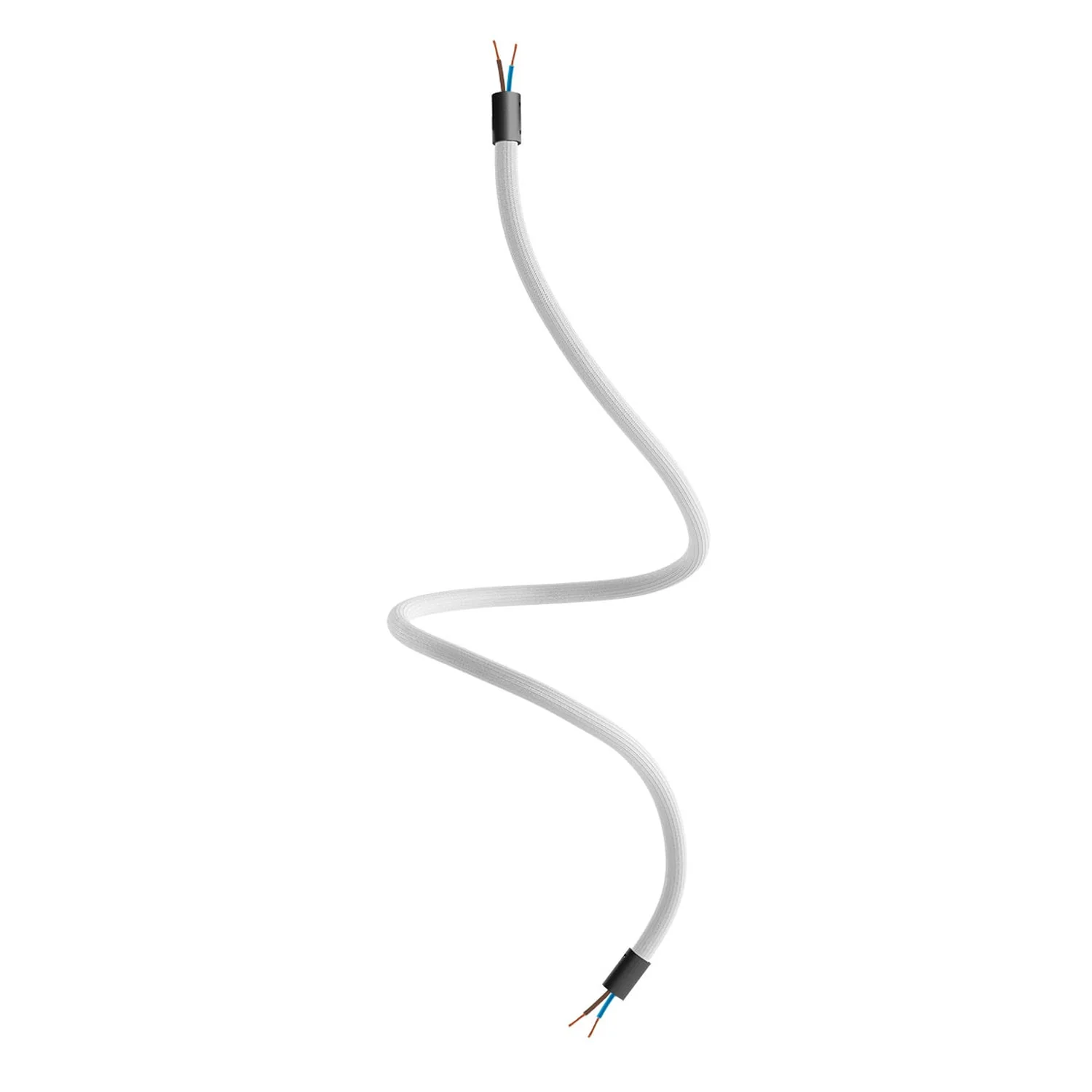 Creative Flex Kit flexible extension tube covered in RM02 Silver fabric with metal terminals - Image 17