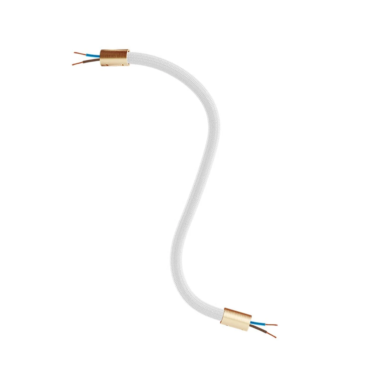 Creative Flex Kit flexible extension tube covered in RM02 Silver fabric with metal terminals - Image 33