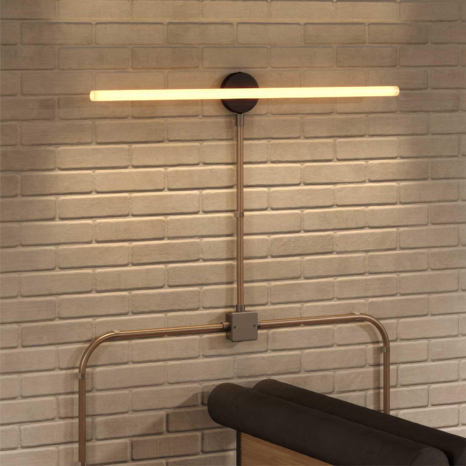 Creative-Tube flexible conduit, solid color Cipria Rayon RM27 fabric covering, 20 mm diameter - Image 3