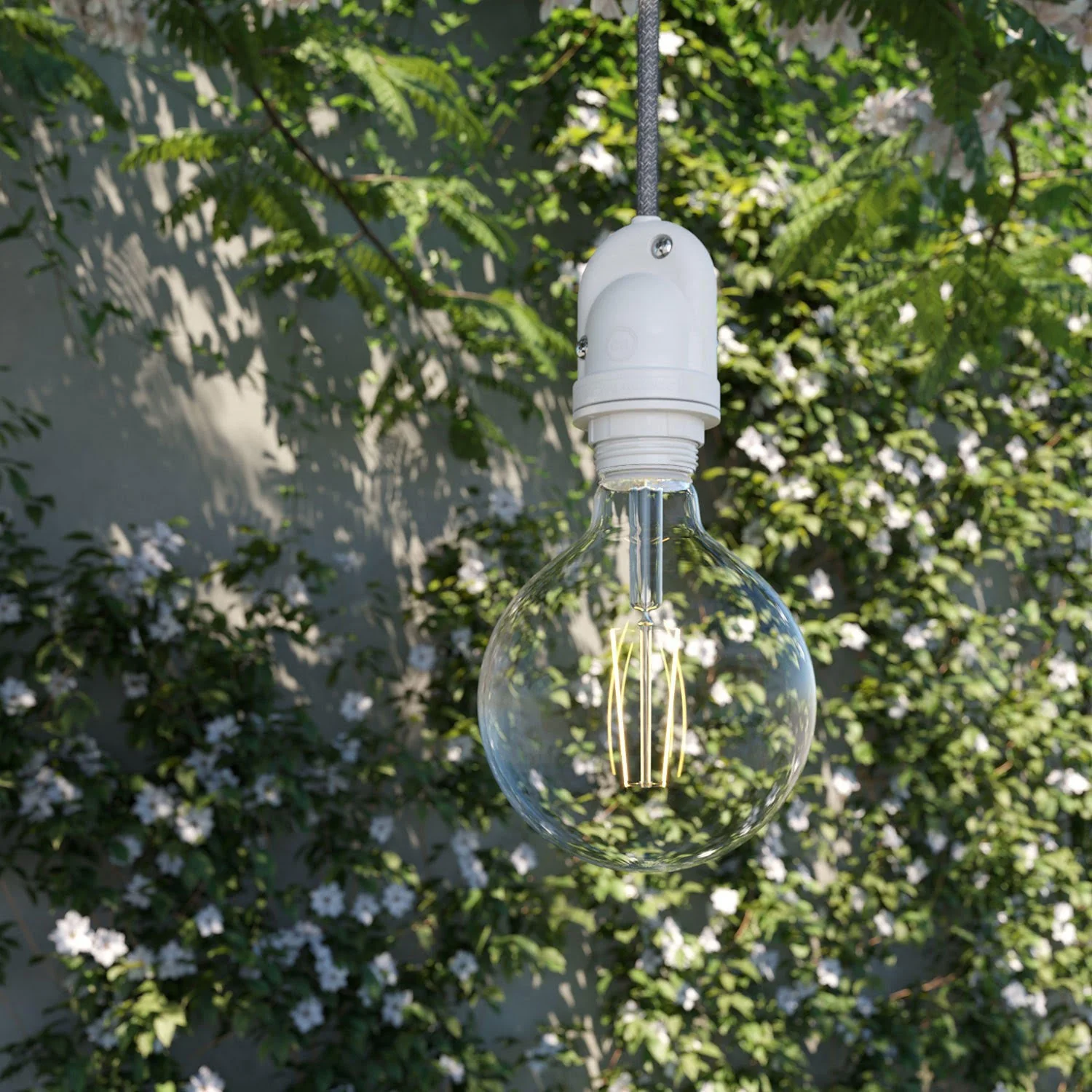 Eiva-1 - Outdoor E27 lamp holder IP65 protection for Modulair system - White - Image 2