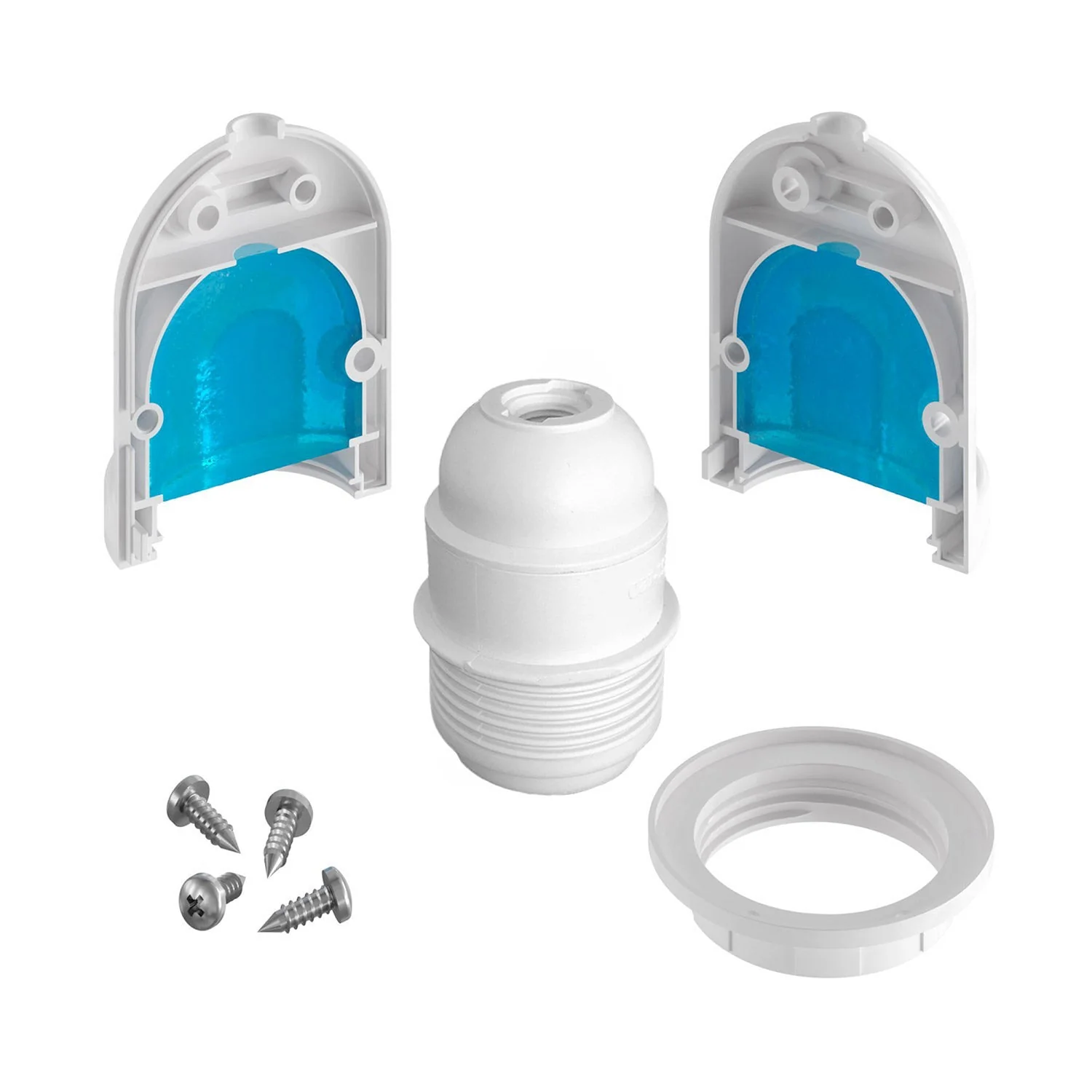 Eiva-1 - Outdoor E27 lamp holder IP65 protection for Modulair system - White - Image 6