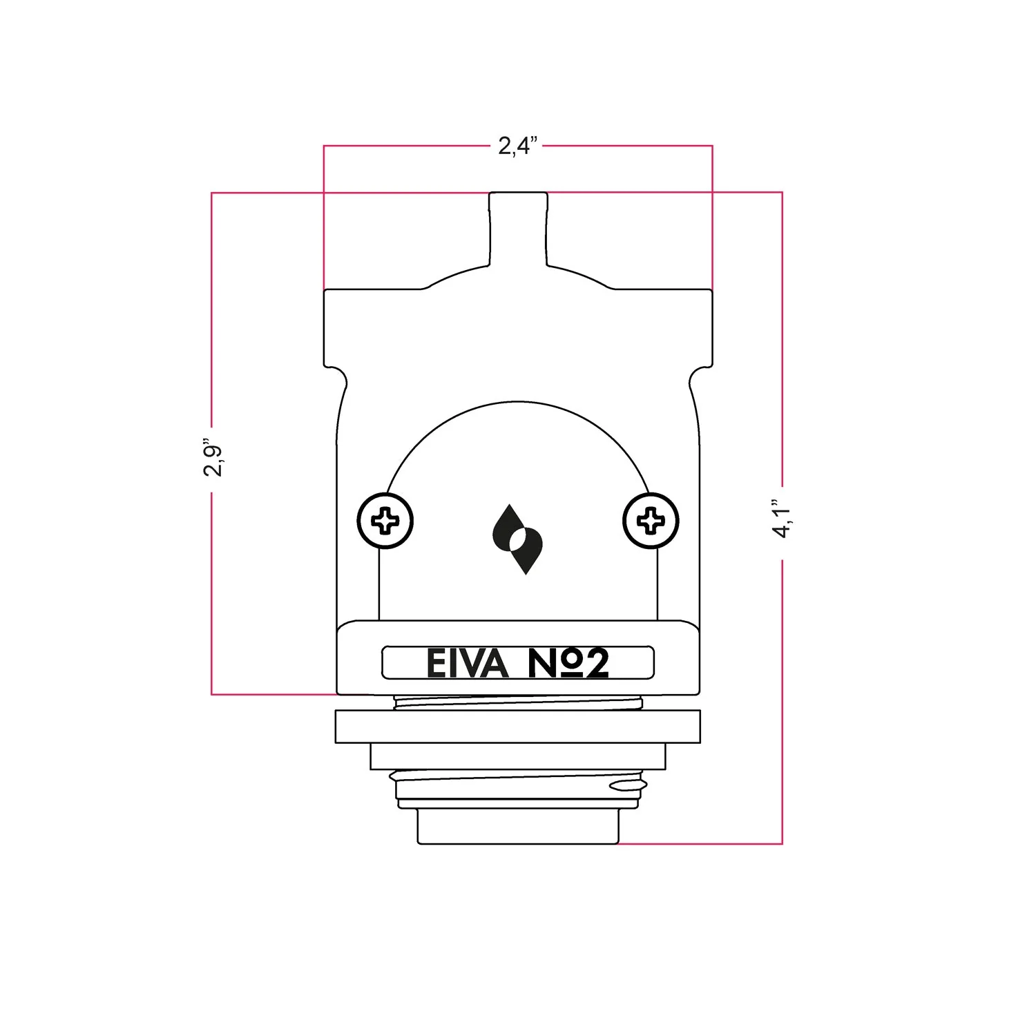 EIVA-2, 2-way E26 socket suitable for wet locations - White - Image 8