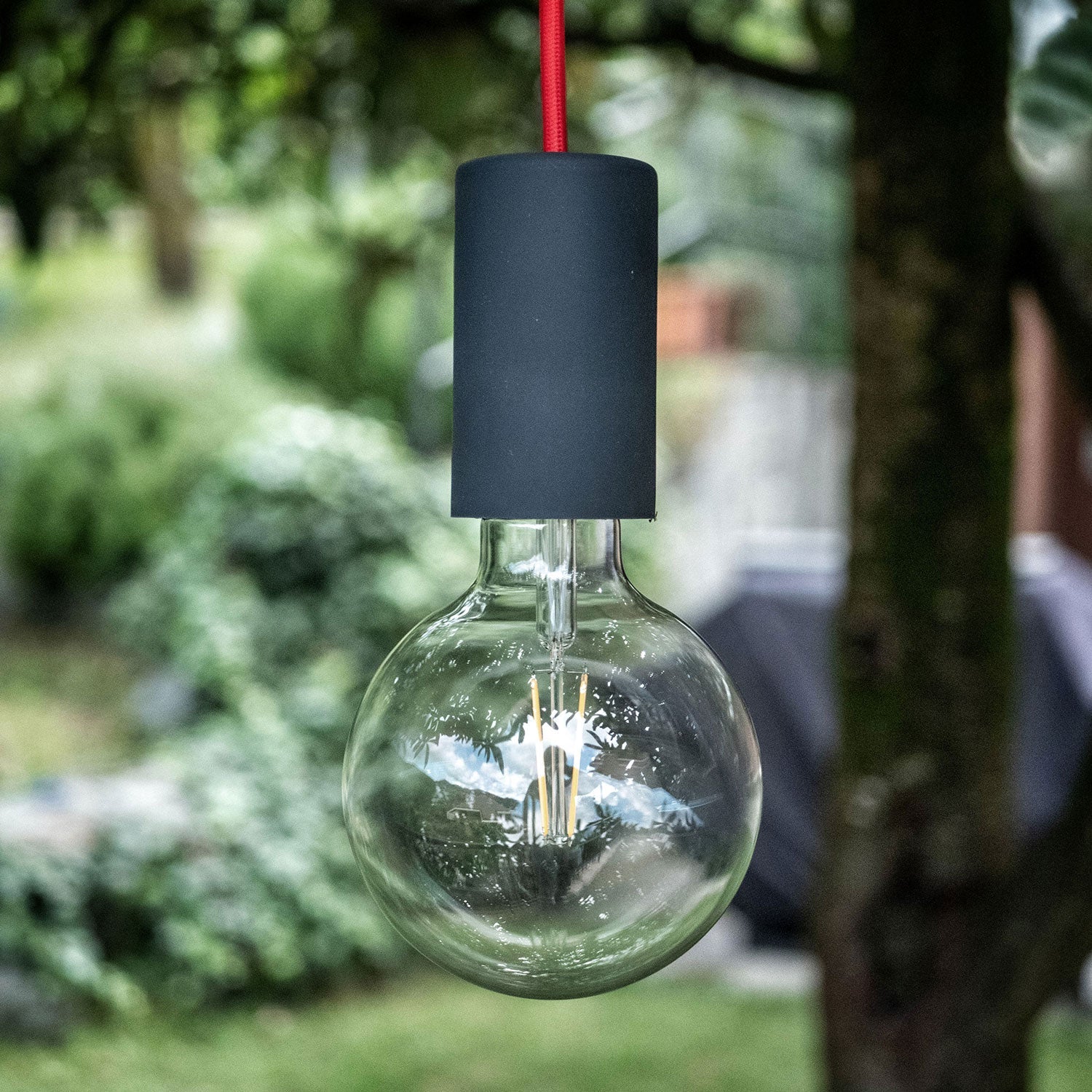 EIVA ELEGANT, outdoor E27 IP65 silicone lamp holder kit for Modulair system - Ice grey - Image 4