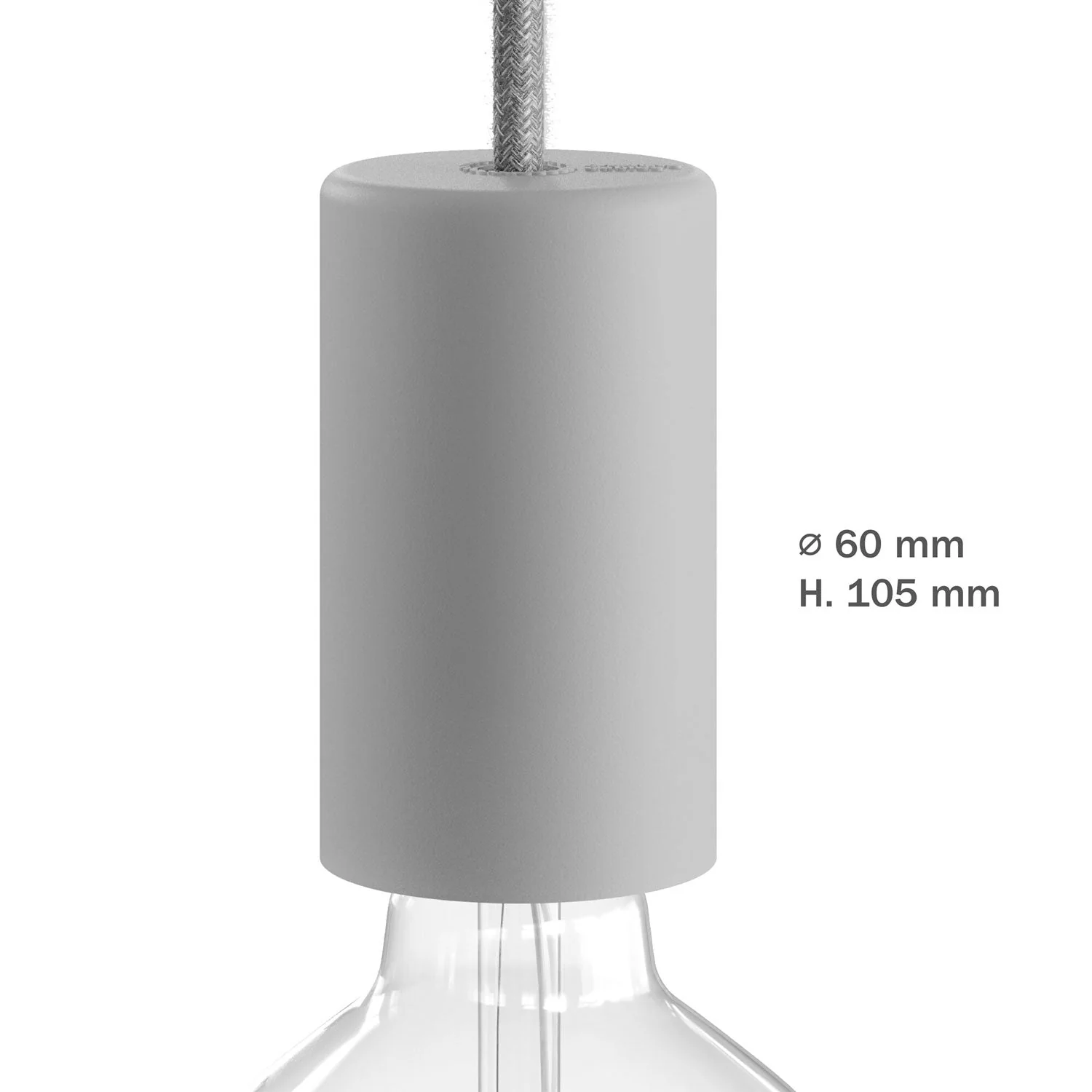 EIVA ELEGANT, outdoor E27 IP65 silicone lamp holder kit for Modulair system - White - Image 8