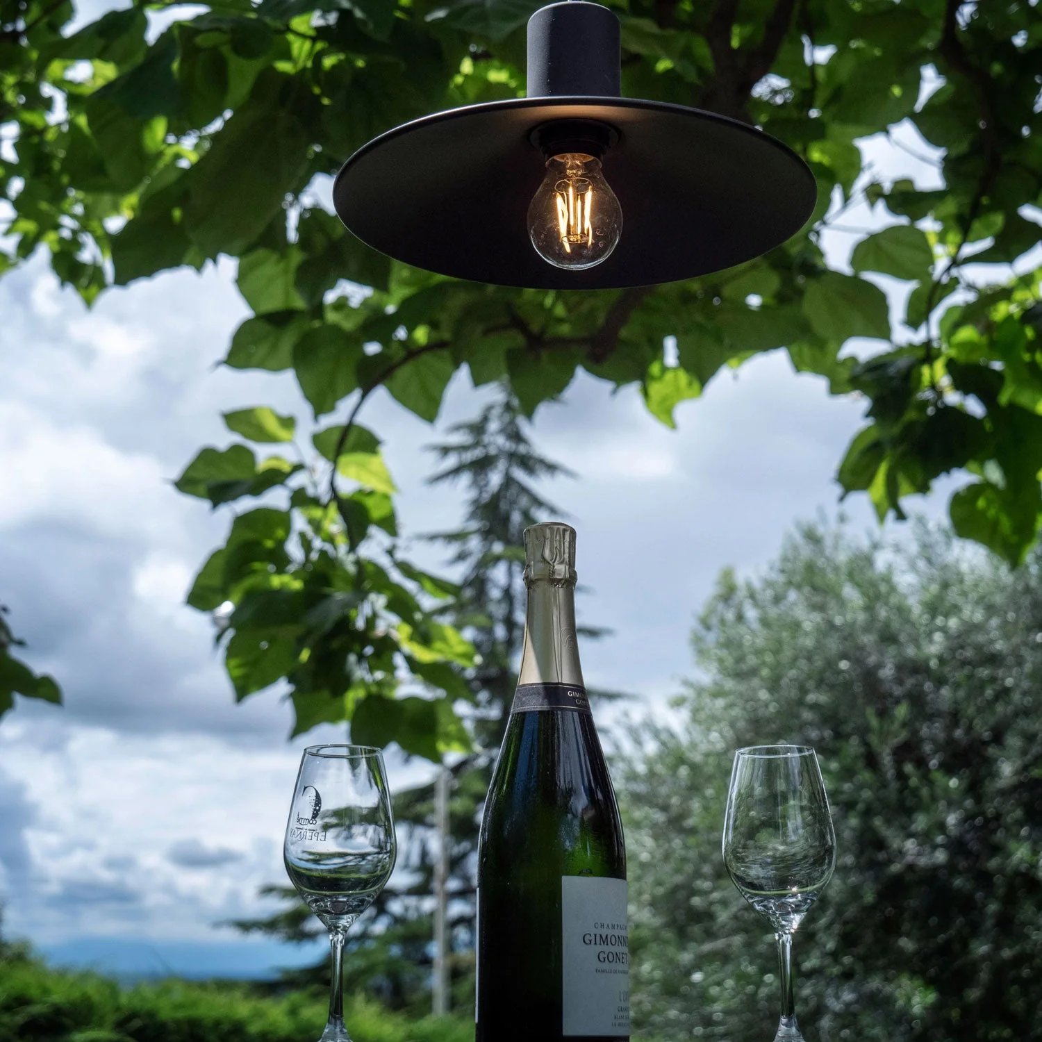 EIVA ELEGANT IP65 Outdoor Lamp holder Kit in Silicone for Lampshade E27 - Modulair System - Black - Image 4
