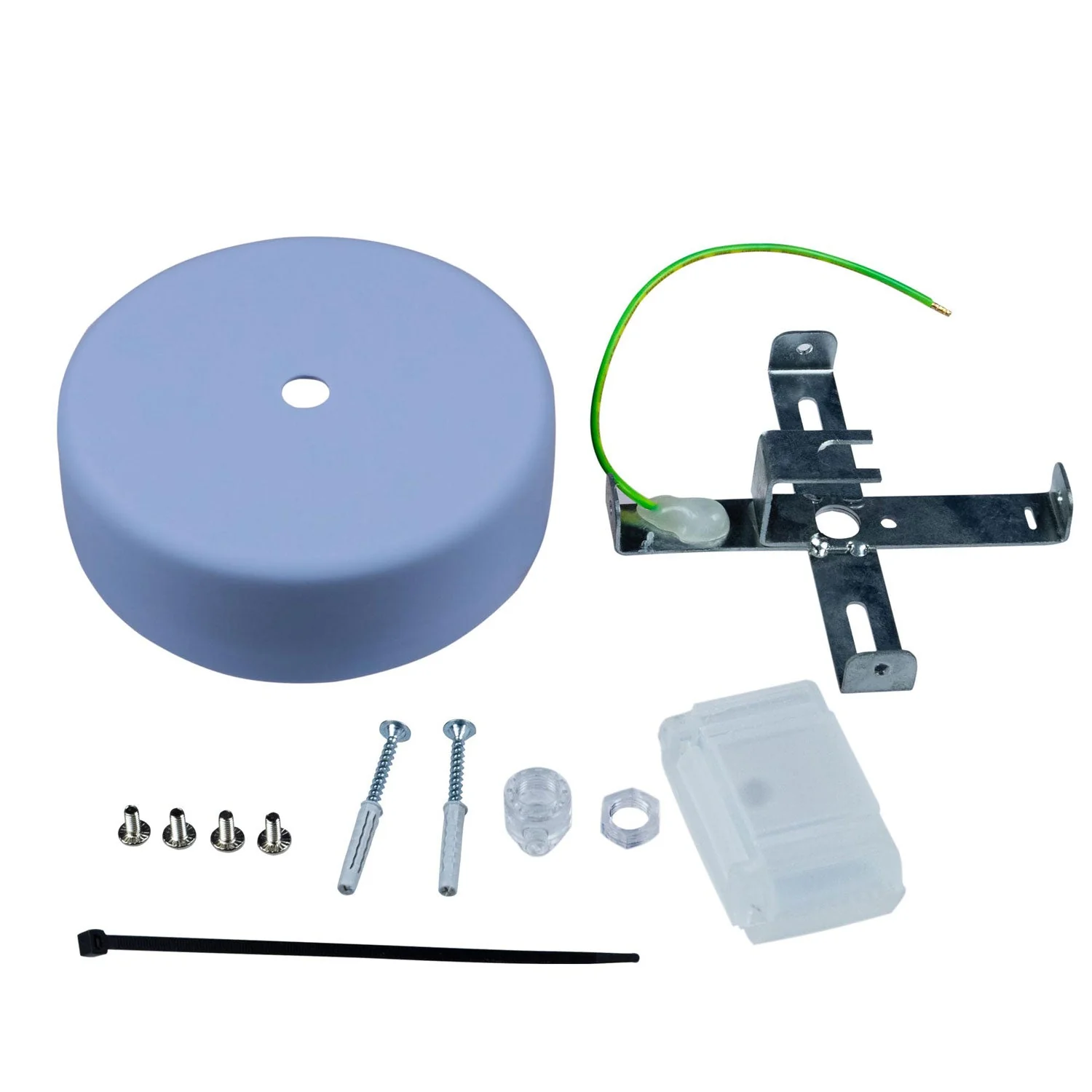 EIVA Soft Touch Silicone Ceiling Rose Kit for Outdoor IP65 - Modulair System - Sugar paper blue - Image 3