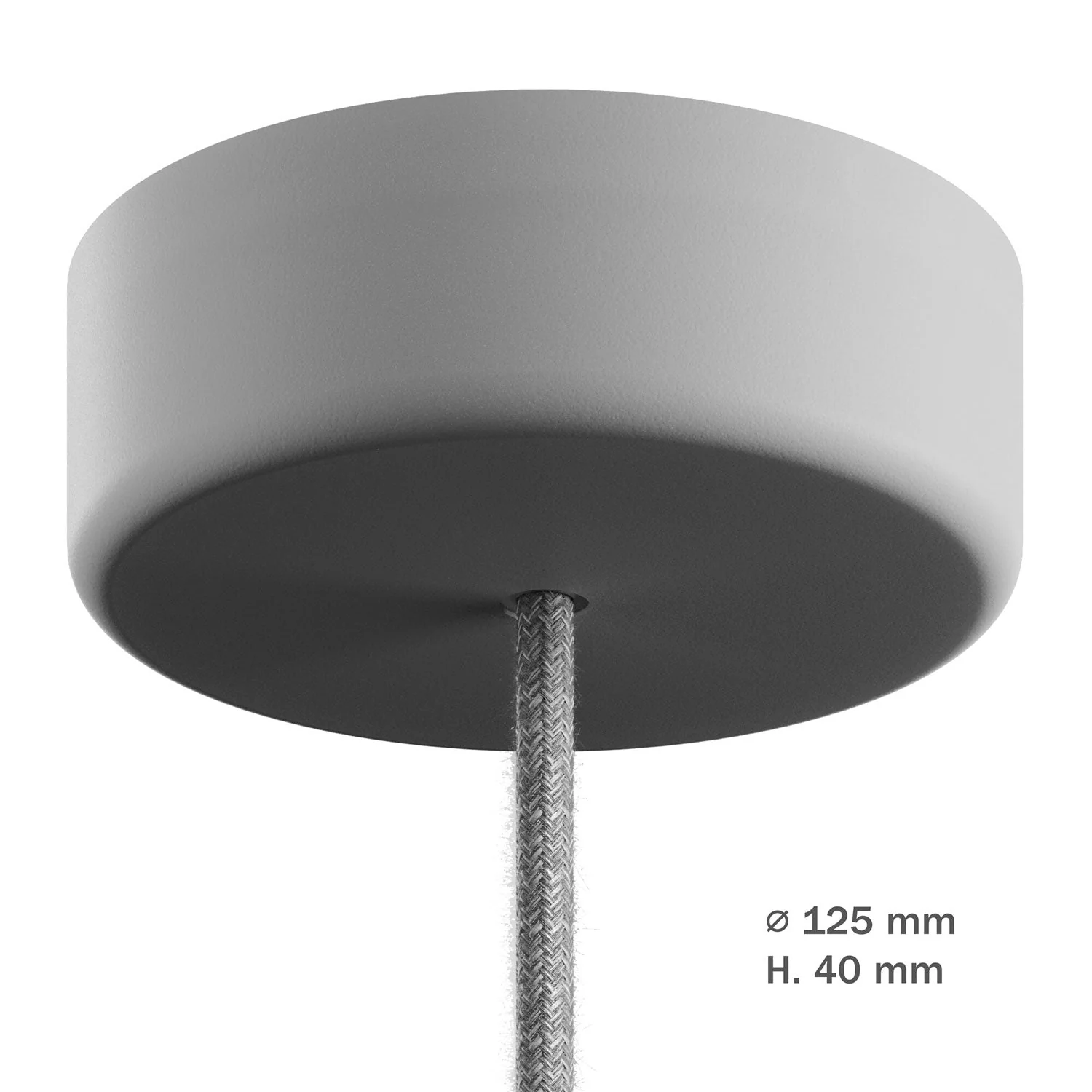 EIVA Silicone Soft Touch Ceiling Rose Kit for Outdoor IP65 - Modulair System - White - Image 5