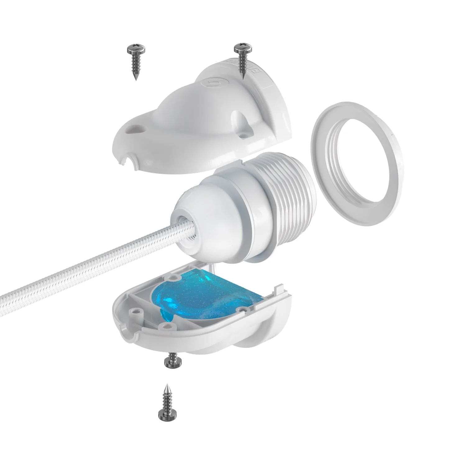 EIVA, the E26 socket suitable for wet locations - White - Image 5