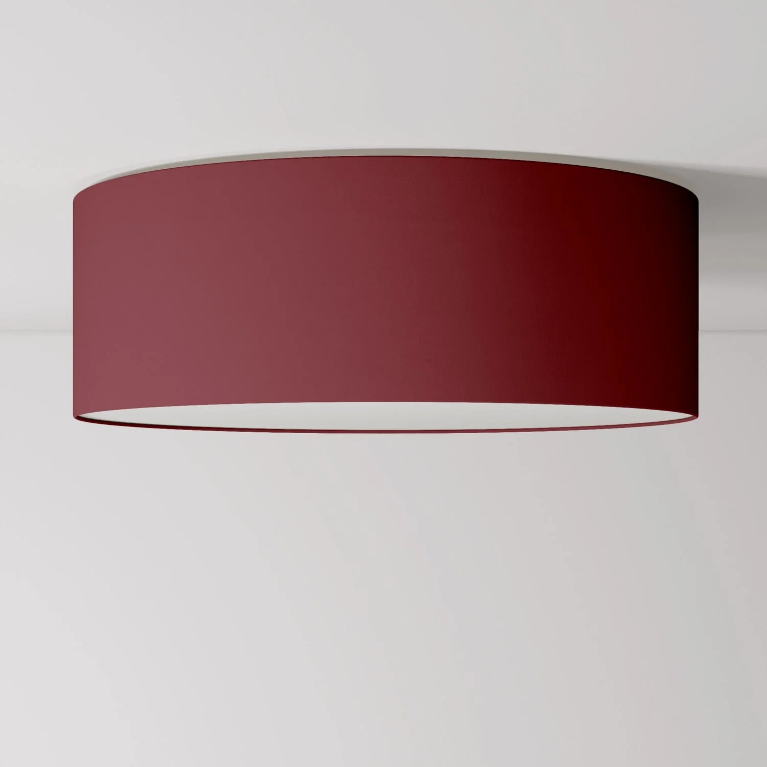 Large fabric ceiling light - Made in Italy - Arenal Bordeaux