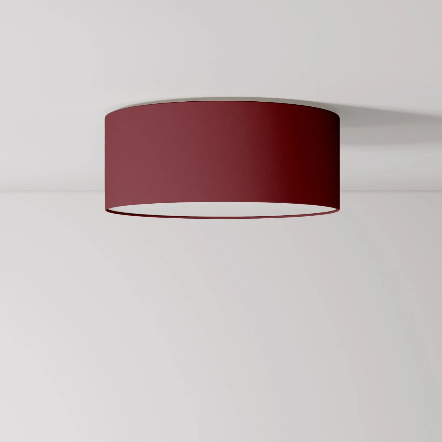 Small Fabric Ceiling Light - Made in Italy - Arenal Bordeaux