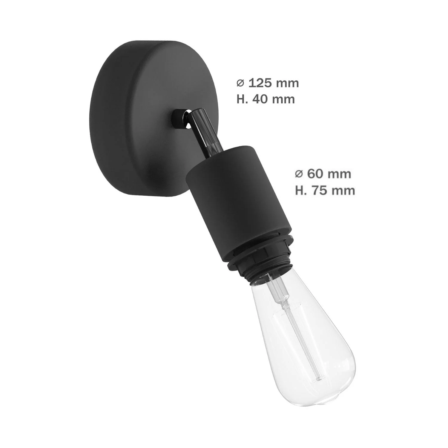 Fermaluce for Modulair lampshade ELEGANT with adjustable joint, ceiling rose and IP65 waterproof lamp holder - White - Image 6