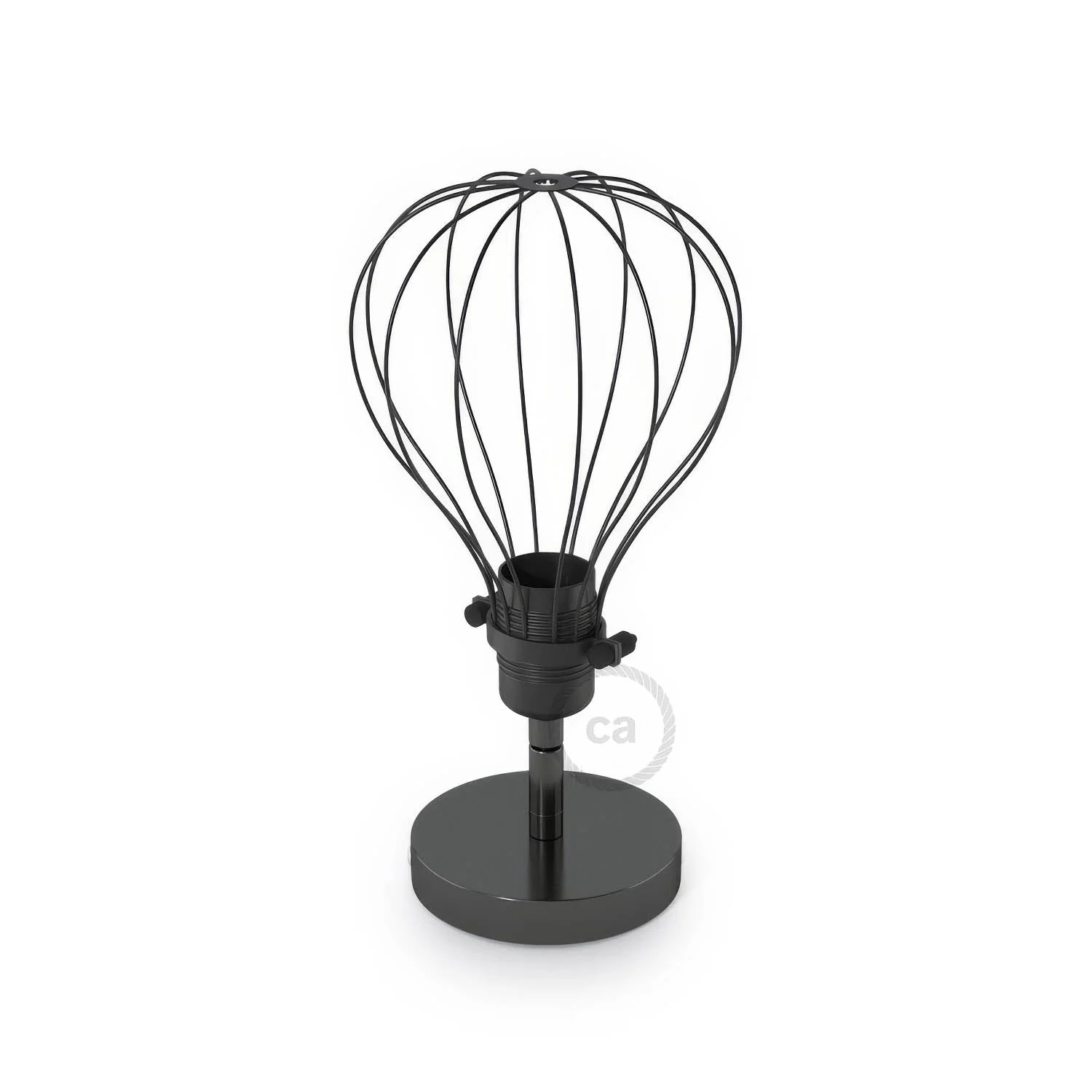Fermaluce Metal 90° with Drop lampshade, adjustable wall lamp in metal - Pearl black - Image 4