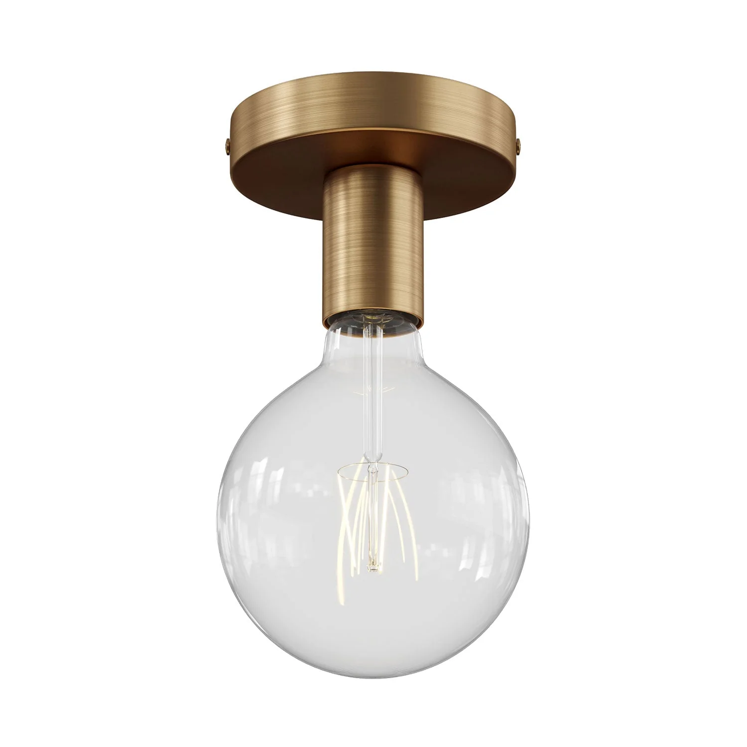 Fermaluce Metal, the metal light point for wall or ceiling - Satin bronze