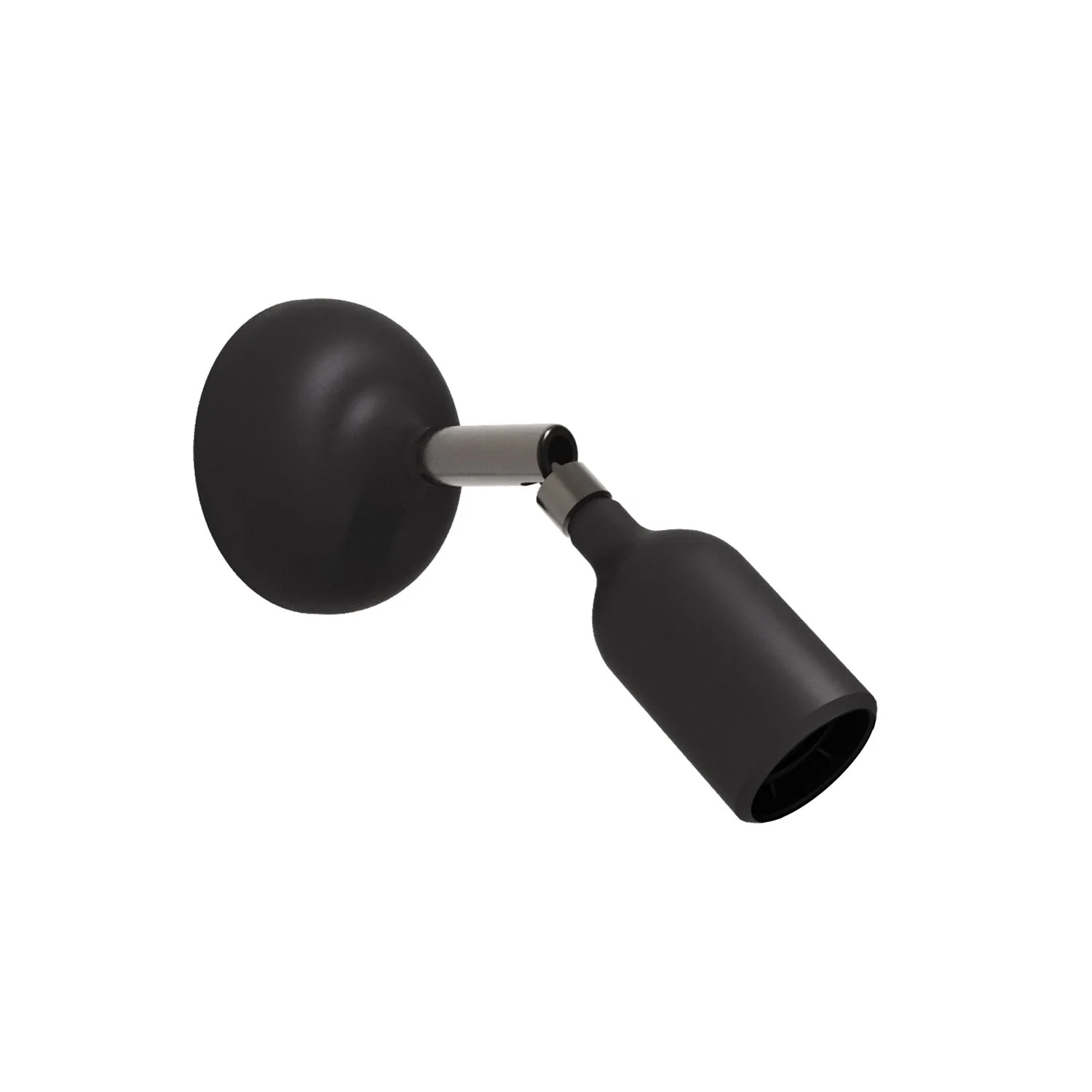 Silicone Fermaluce lamp with joint - Black