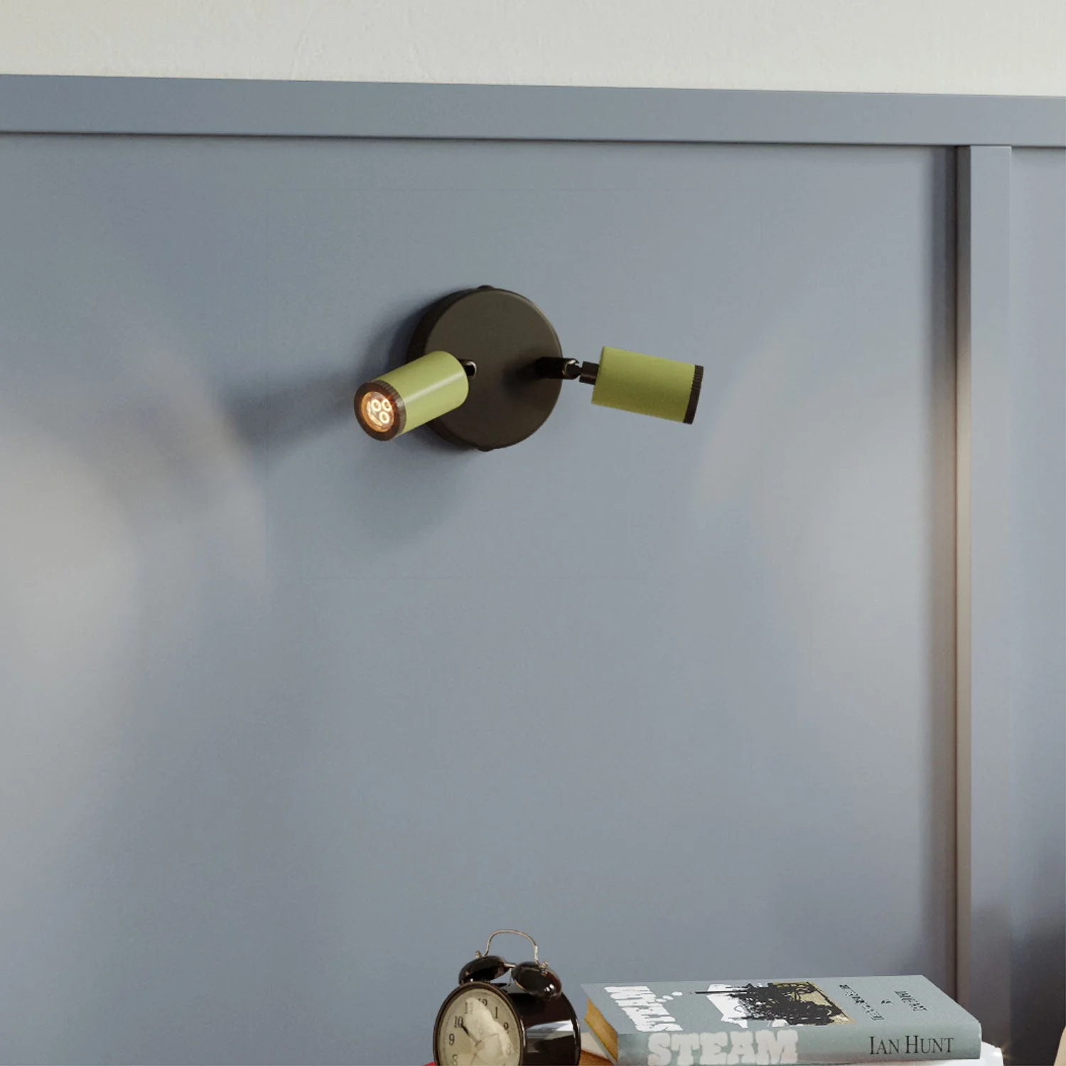 Fermaluce with 2 adjustable Mini Spotlights GU1d0 - Meadow Green - Image 3