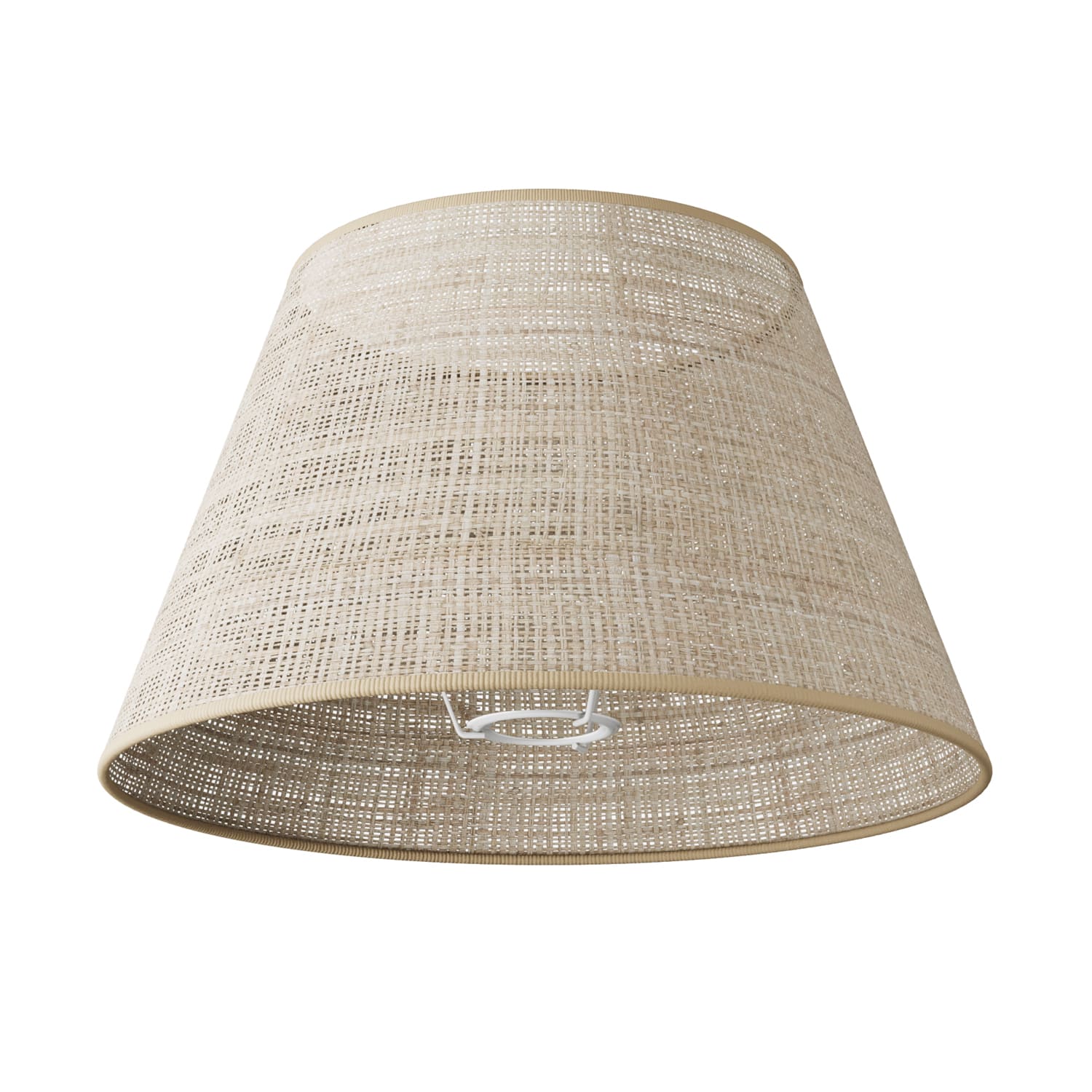 MAG-Y floor lamp with round metal base and Impero M lampshade - Satin bronze - Image 4