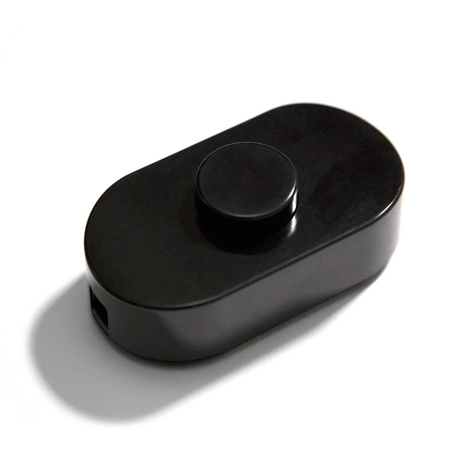 Black Unipolar Foot Switch with screw terminals - Design by Achille Castiglioni - Image 2