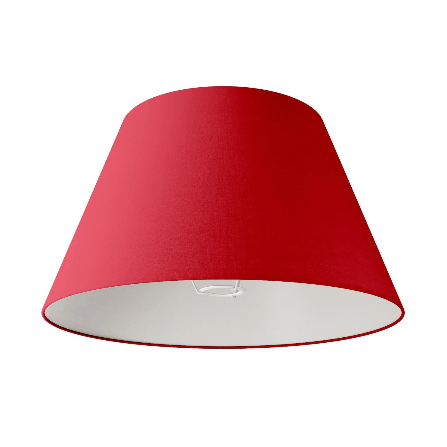 Impero L Lampshade for table lamp or wall sconce with E27 fitting - Made in Italy - Red Fabric