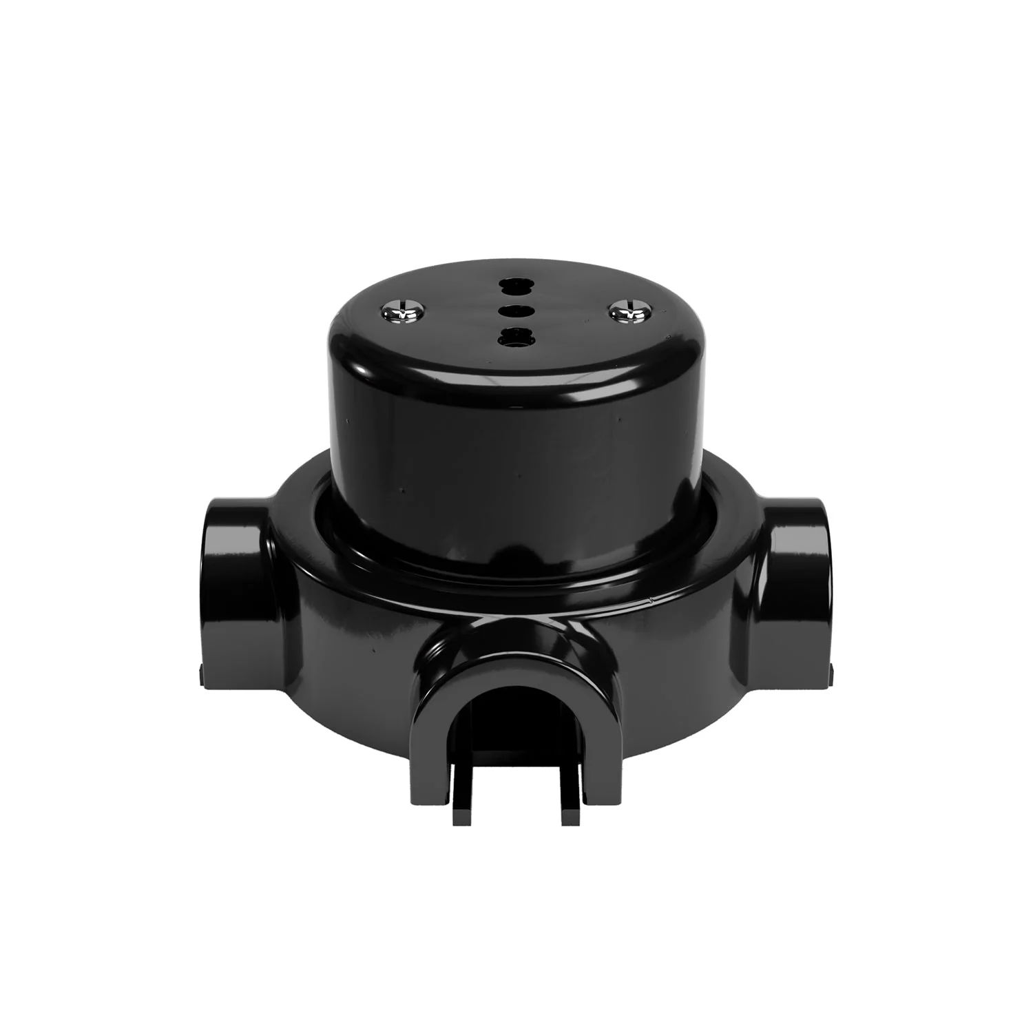 Italian bipasso 10/16A wall socket kit and base for Creative-Tubes in porcelain - Black - Image 22