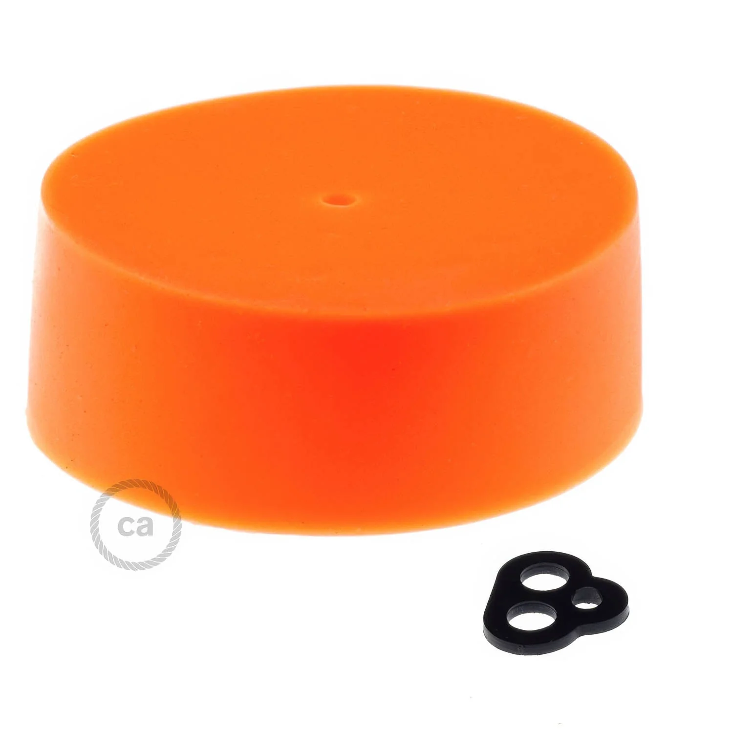 Cylindrical silicone ceiling rose kit - Orange - Image 3