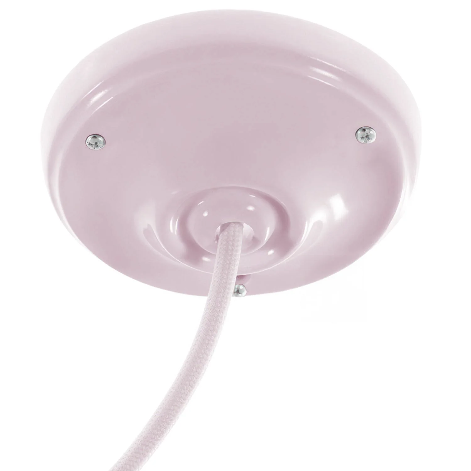 Porcelain ceiling rose kit - Antique pink