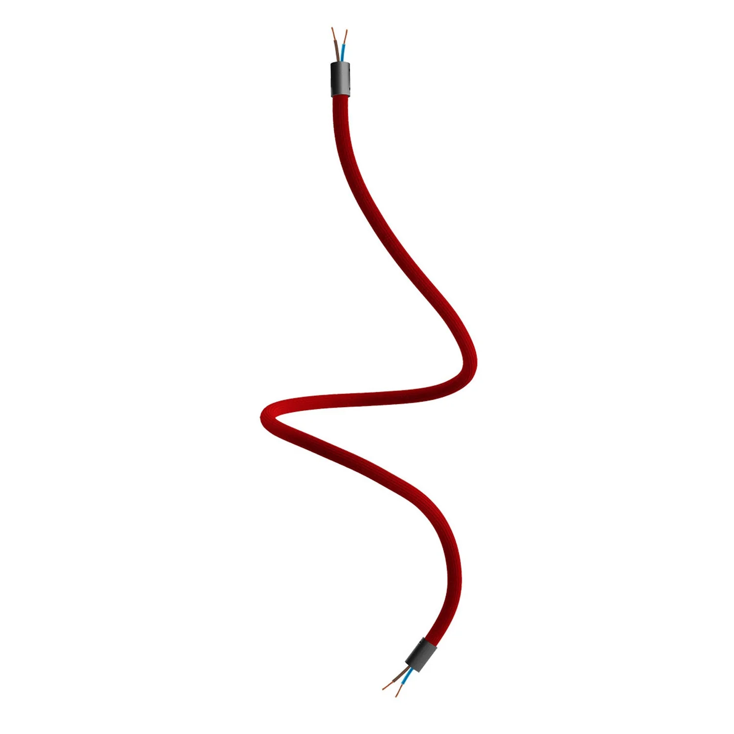 Creative Flex flexible extension tube covered in RM09 Red fabric with metal terminals - Image 17