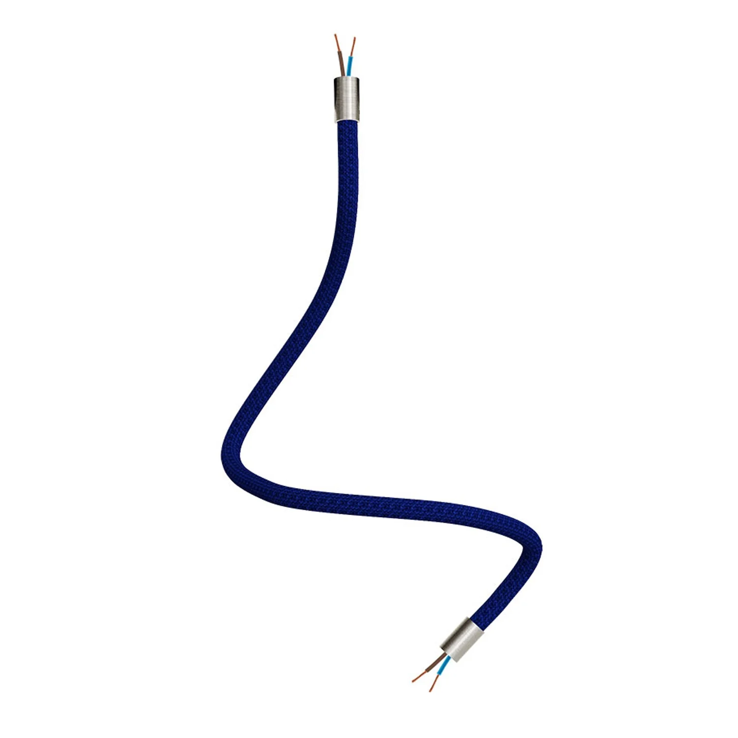 Creative Kit Flex flexible extension tube covered in RM20 dark blue fabric with metal terminals - Image 22