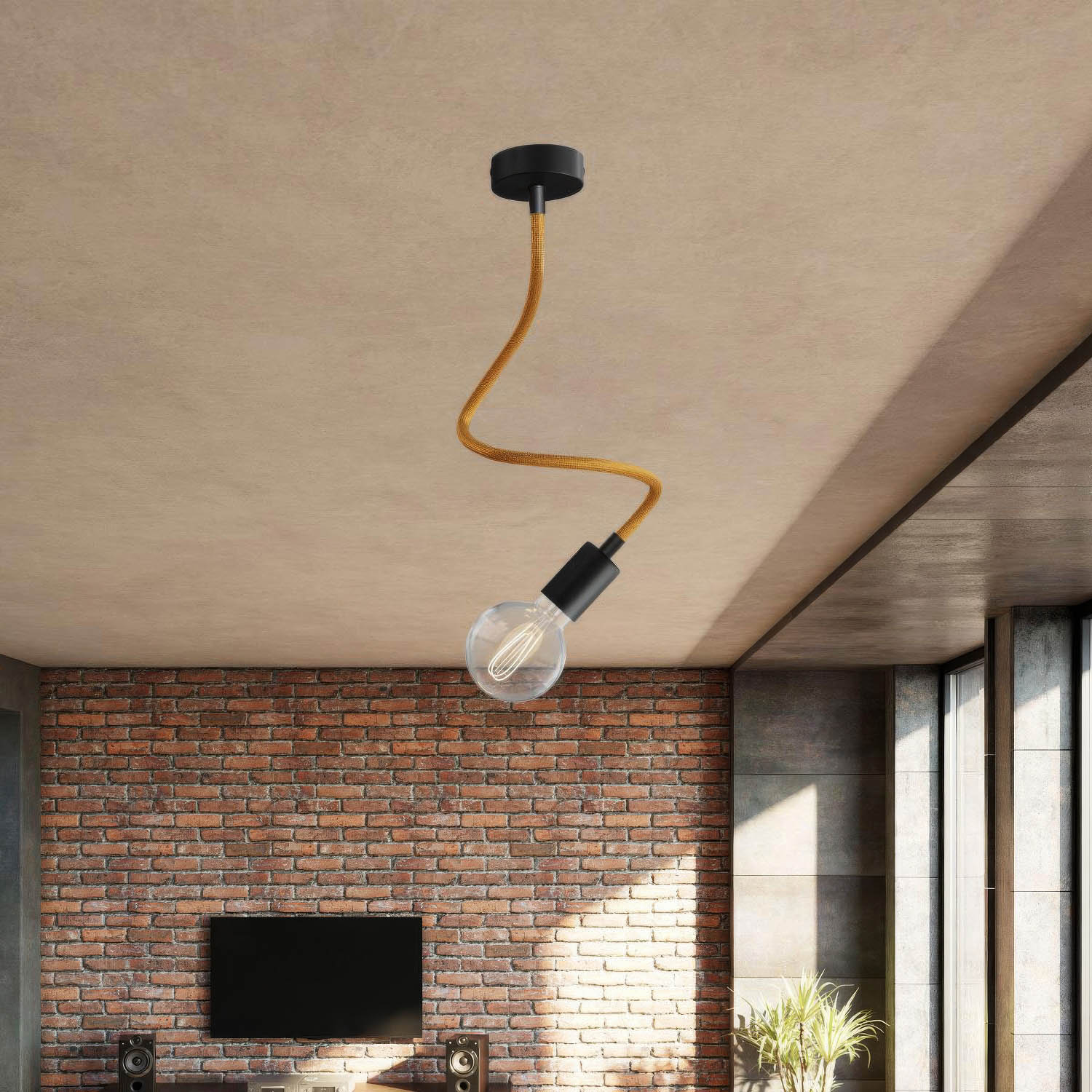 Creative Flex extension kit with RM73 Bronze fabric-covered flexible tube and metal fittings - Image 16