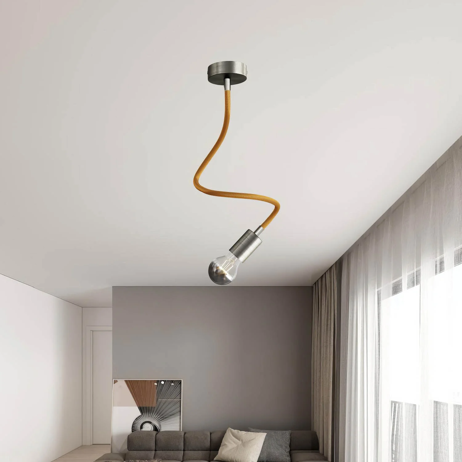 Creative Flex extension kit with RM73 Bronze fabric-covered flexible tube and metal fittings - Image 23