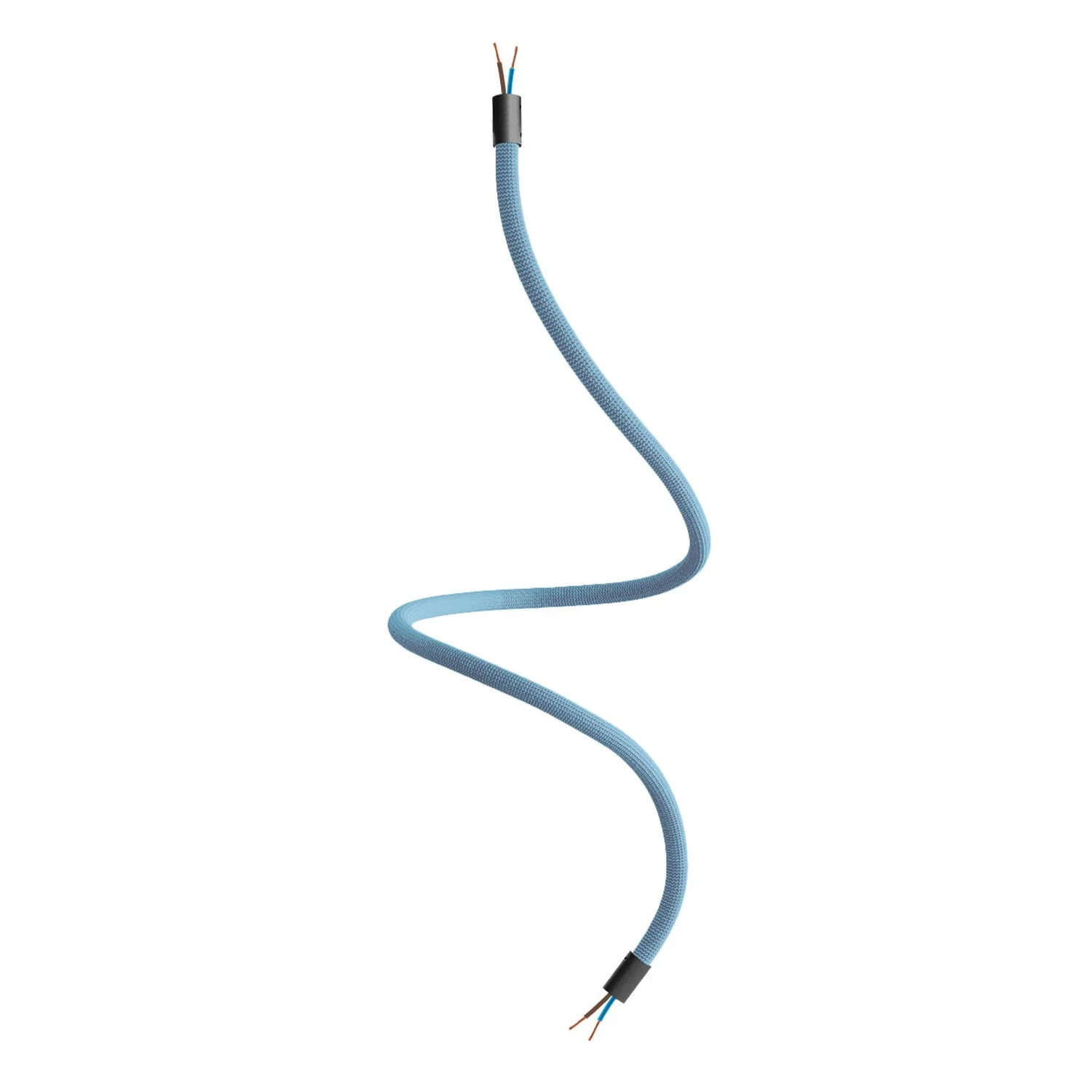 Creative Flex kit flexible fabric-covered tube RM78 Petrol with metal terminals - Image 17